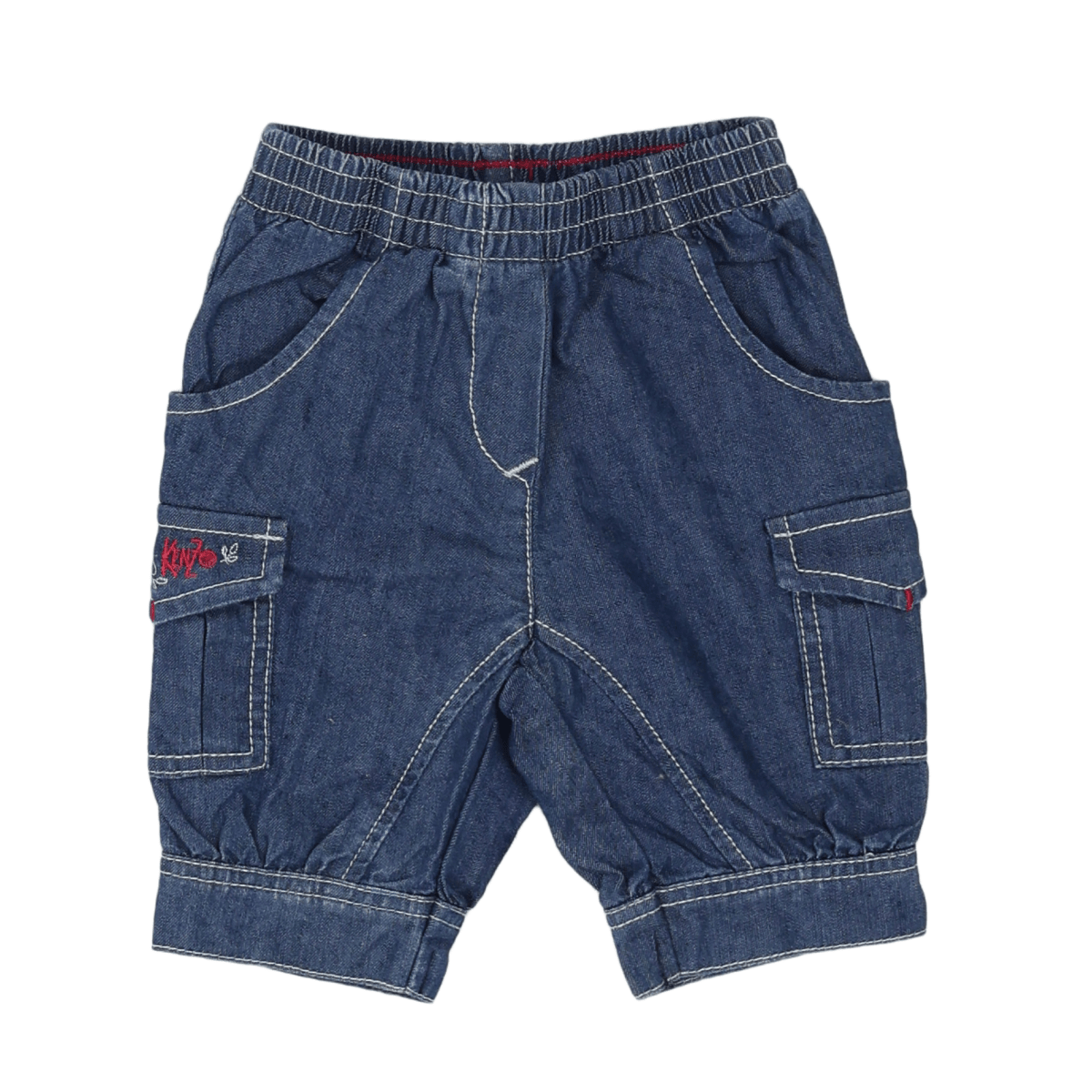 KENZO - PANTALON - BLEU - 3 MOIS