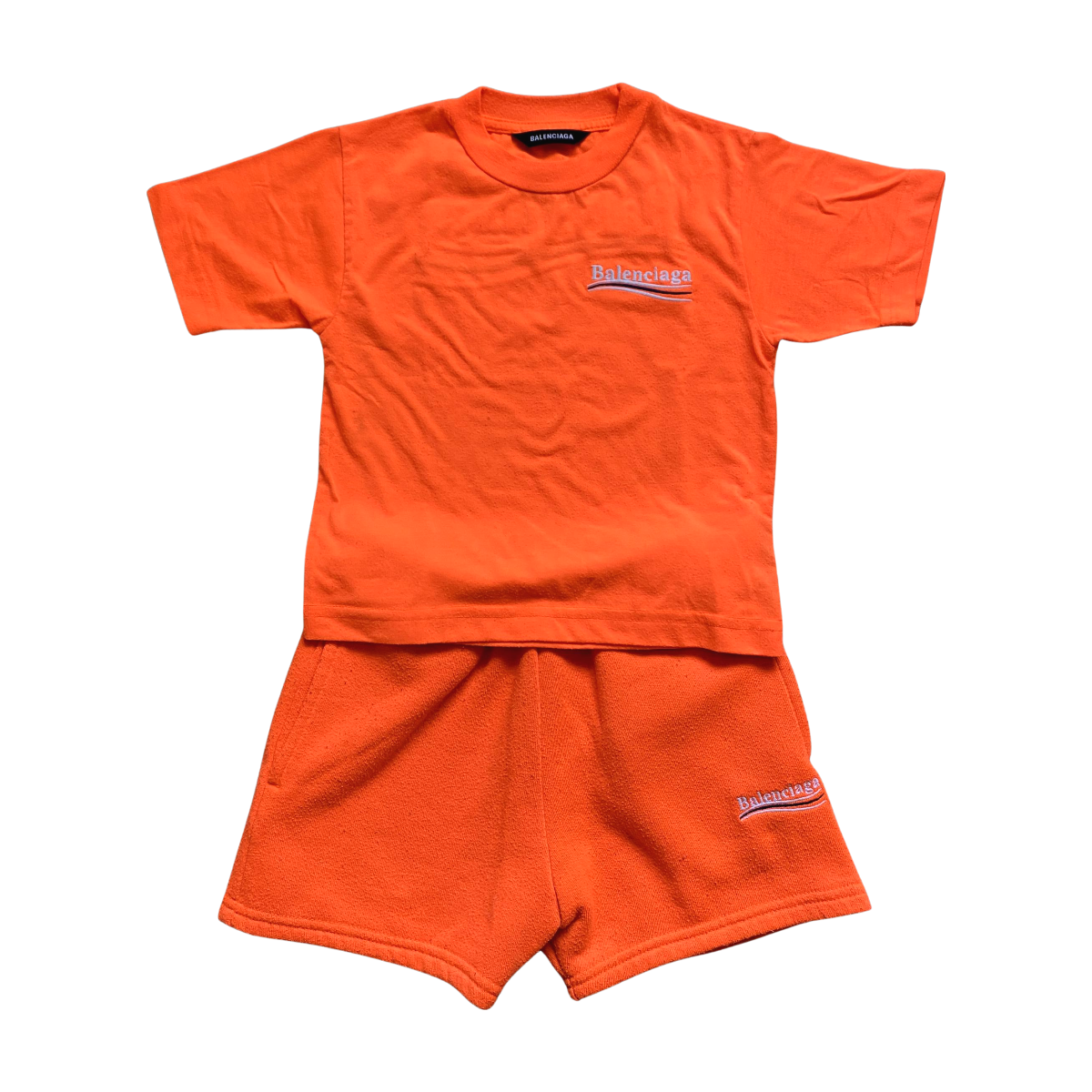 BALENCIAGA - ENSEMBLE - ORANGE - 24 MOIS