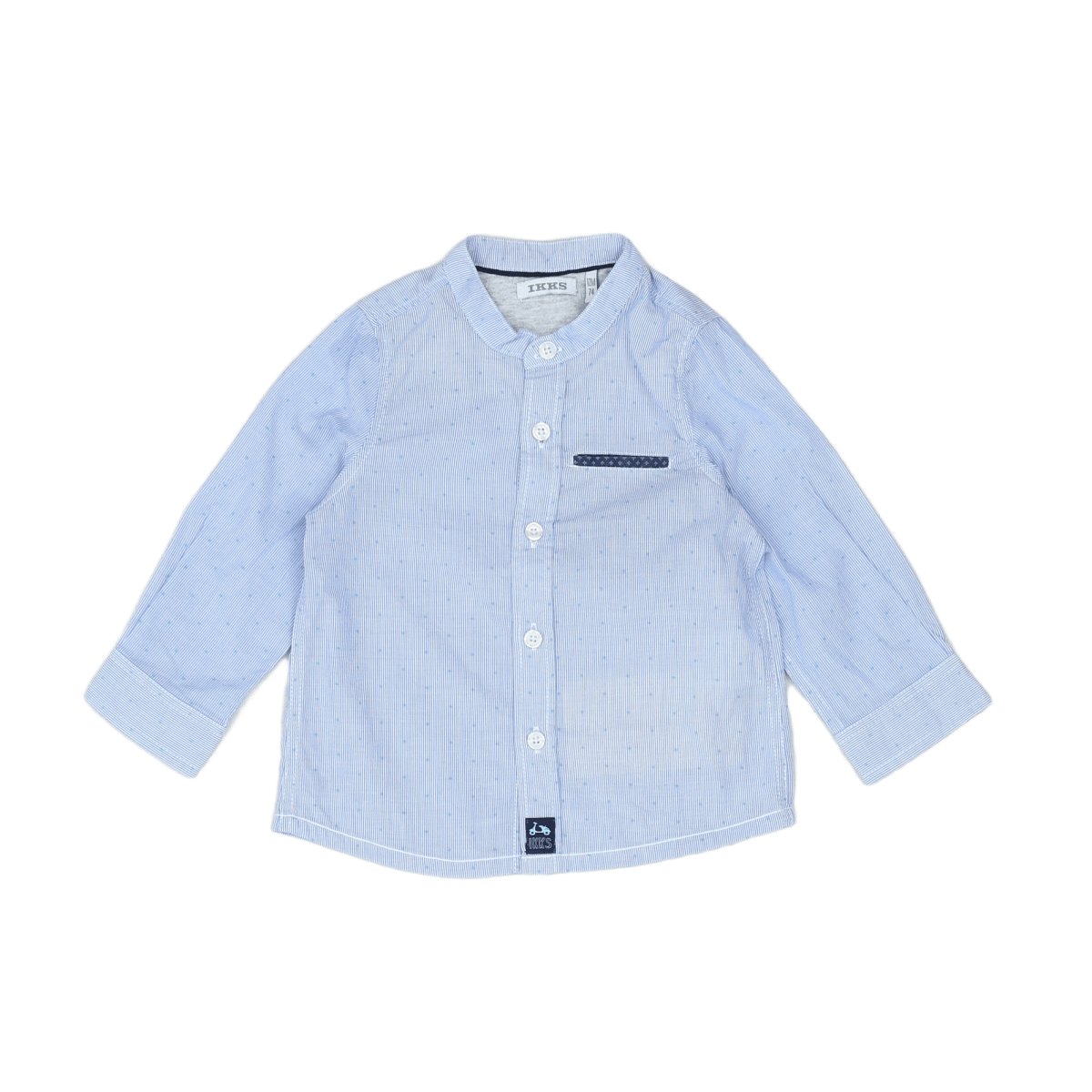 IKKS - SHIRT - BLUE - 12 MONTHS