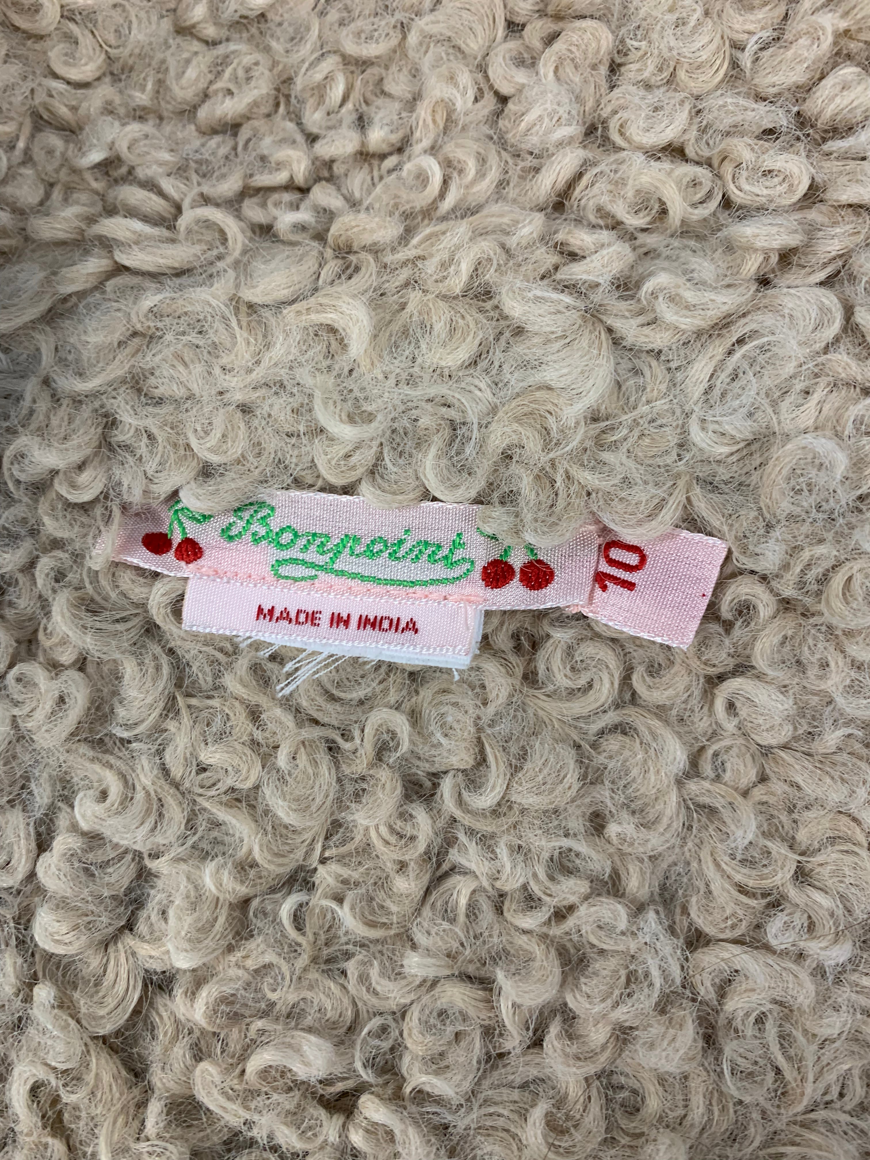 BONPOINT - BLOUSON SANS MANCHE - BEIGE - 10 ANS