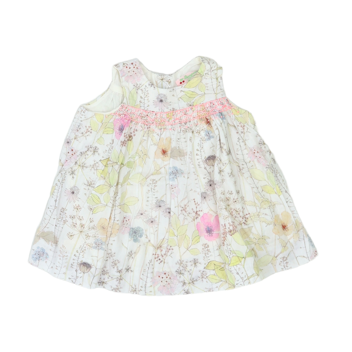 BONPOINT - ROBE - BLANC - 6 MOIS