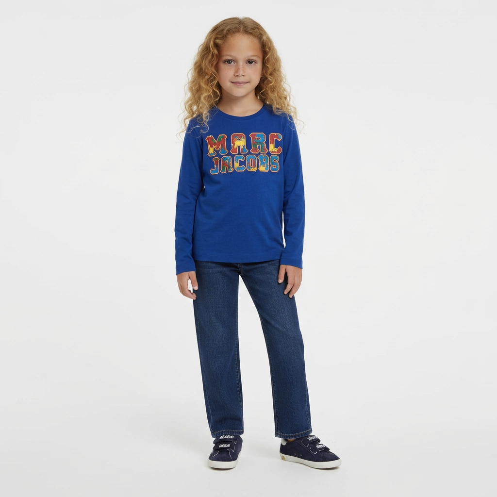 MARC JACOBS - T-SHIRT - BLEU - 6 ANS