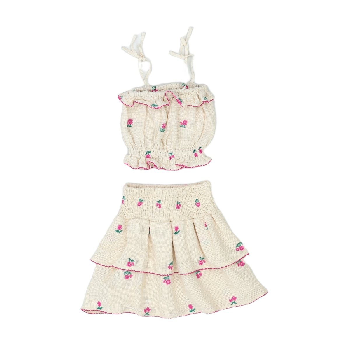 BEBE ORGANIC - ENSEMBLE - BEIGE - 10 ANS