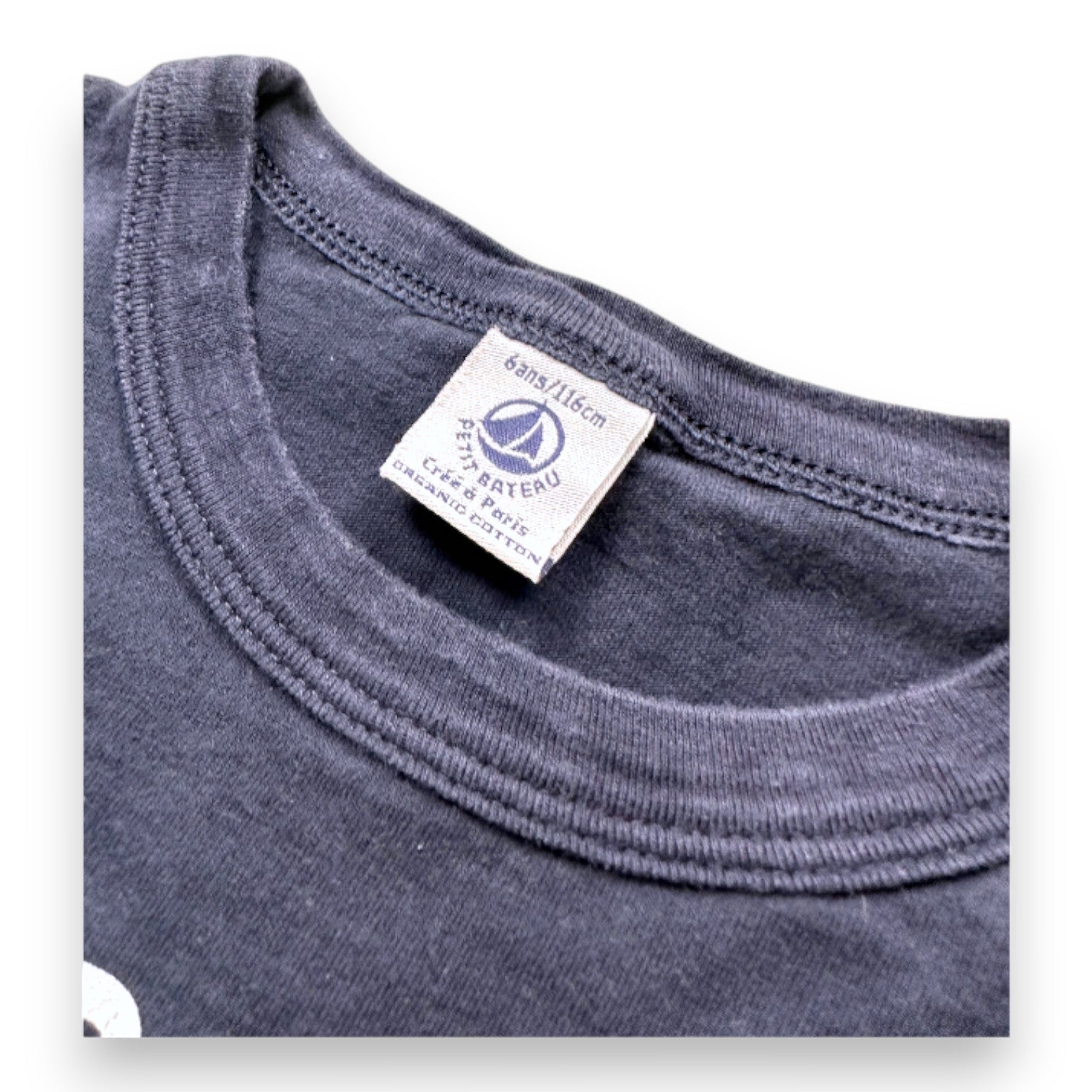 LITTLE BOAT - T-SHIRT - BLUE, WHITE - 6 YEARS