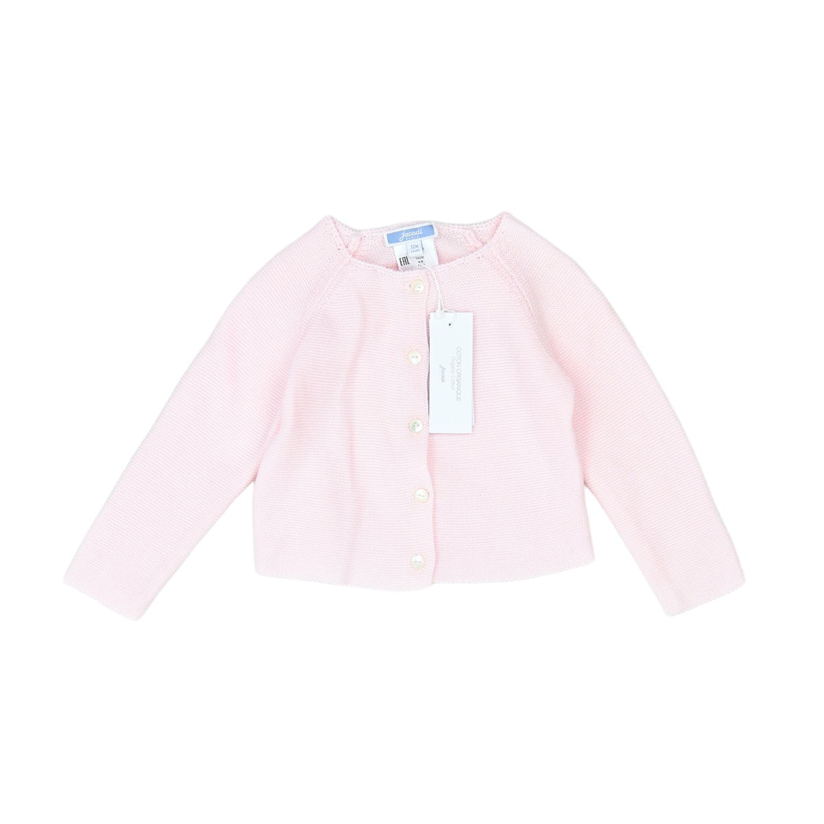JACADI - CARDIGAN - ROSE - 12 MOIS