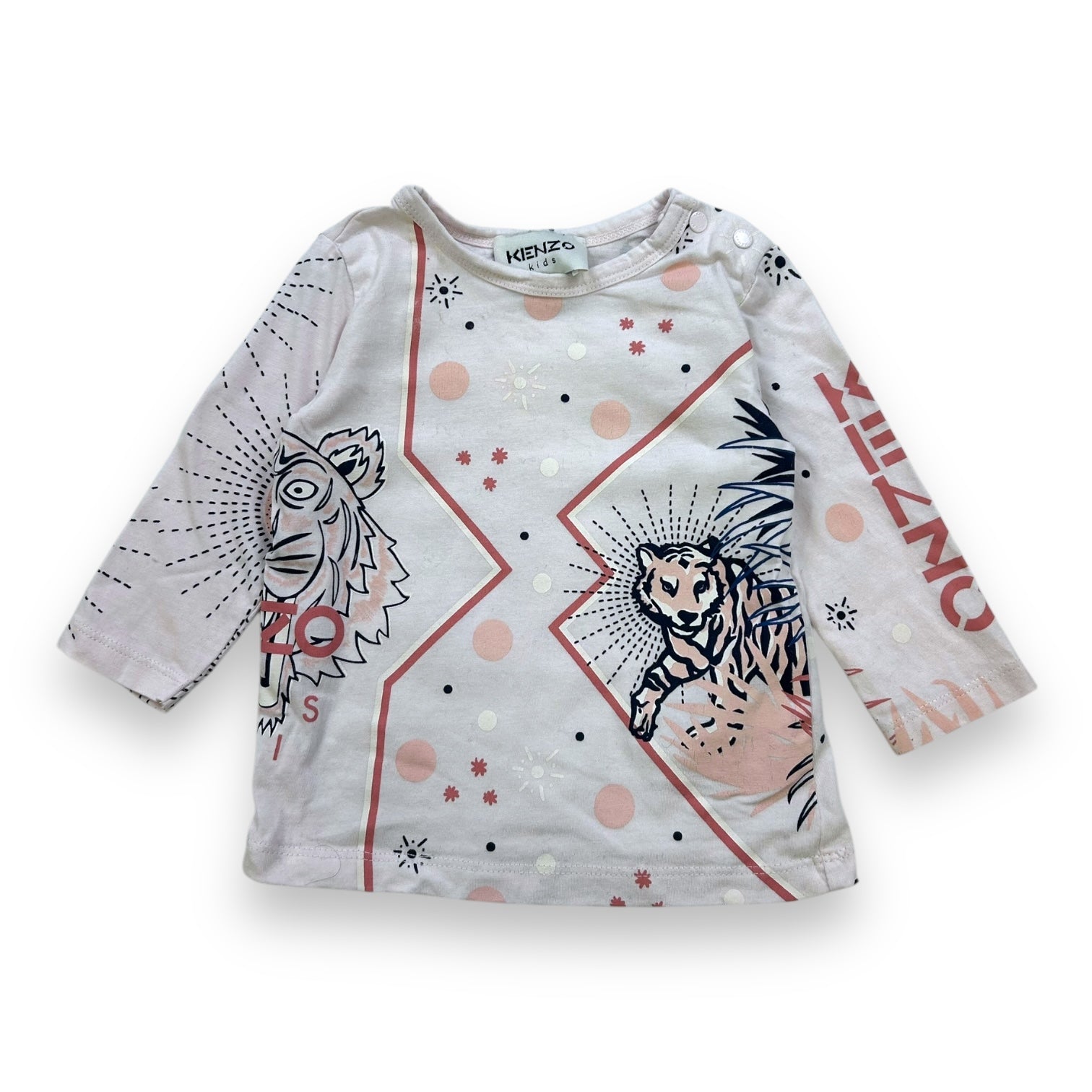 KENZO - T-SHIRT - ROSA - 6 MONATE