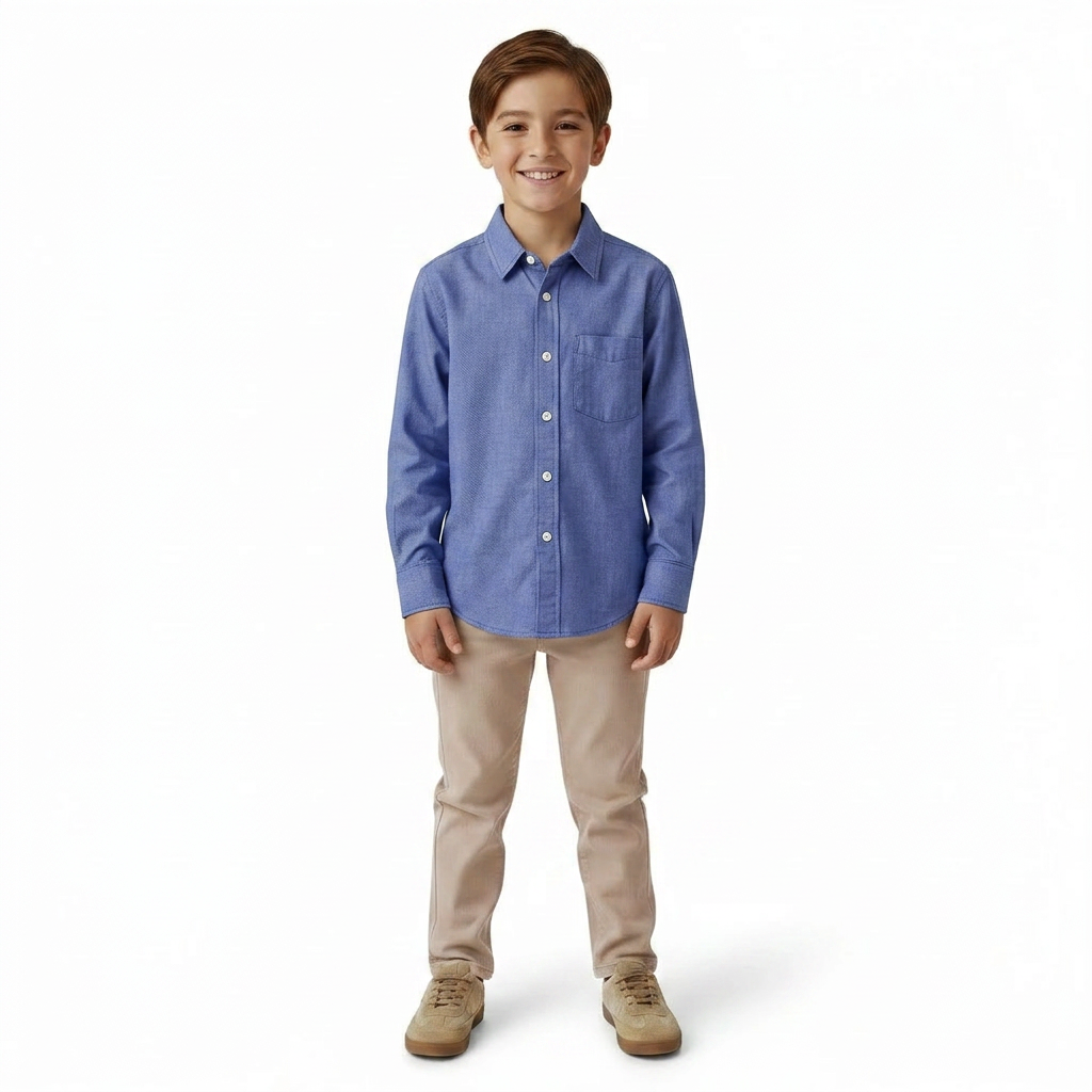 BELLEROSE - CHEMISE - BLEU - 8 ANS