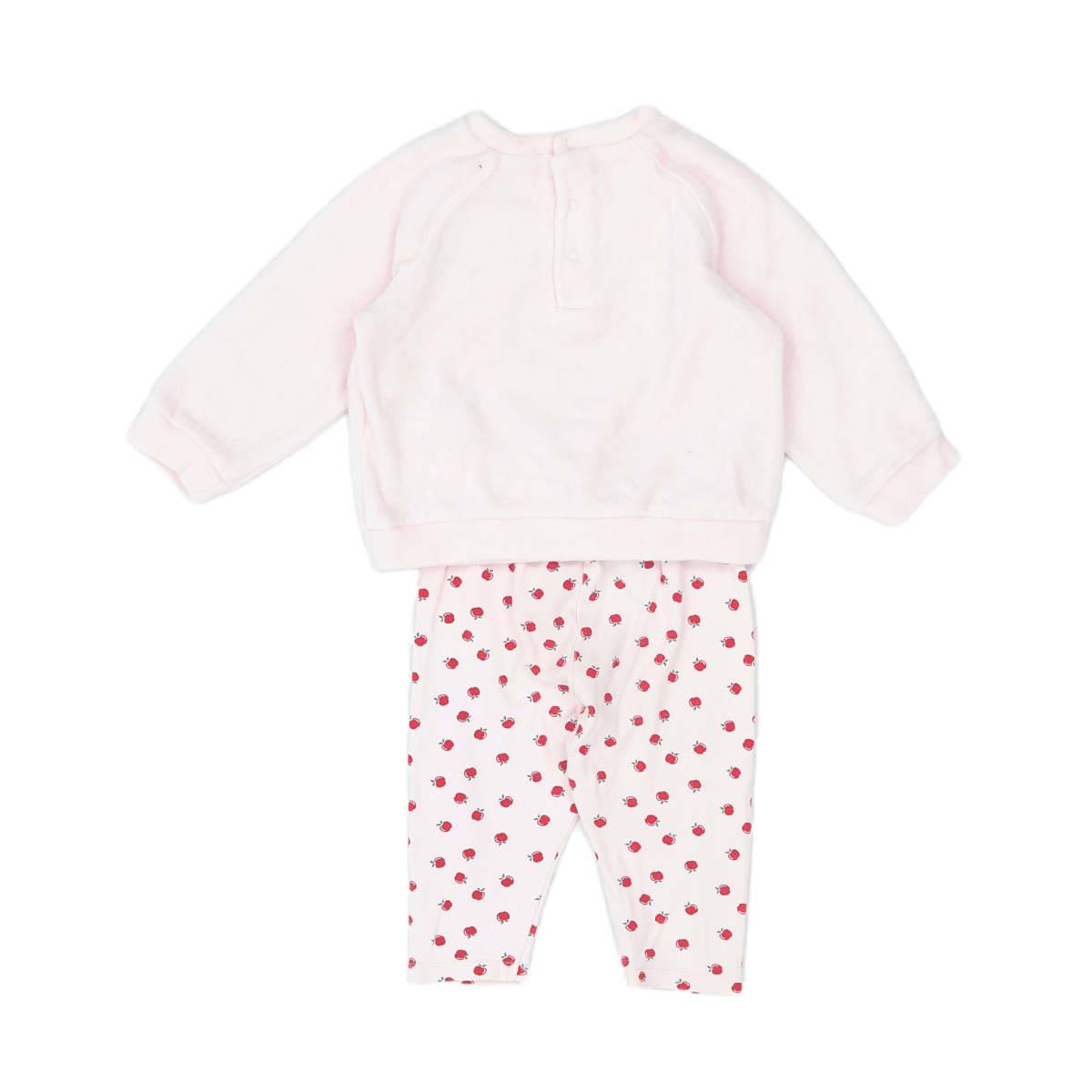 CARRÉMENT BEAU - ENSEMBLE - ROSE, ROUGE - 12 MOIS
