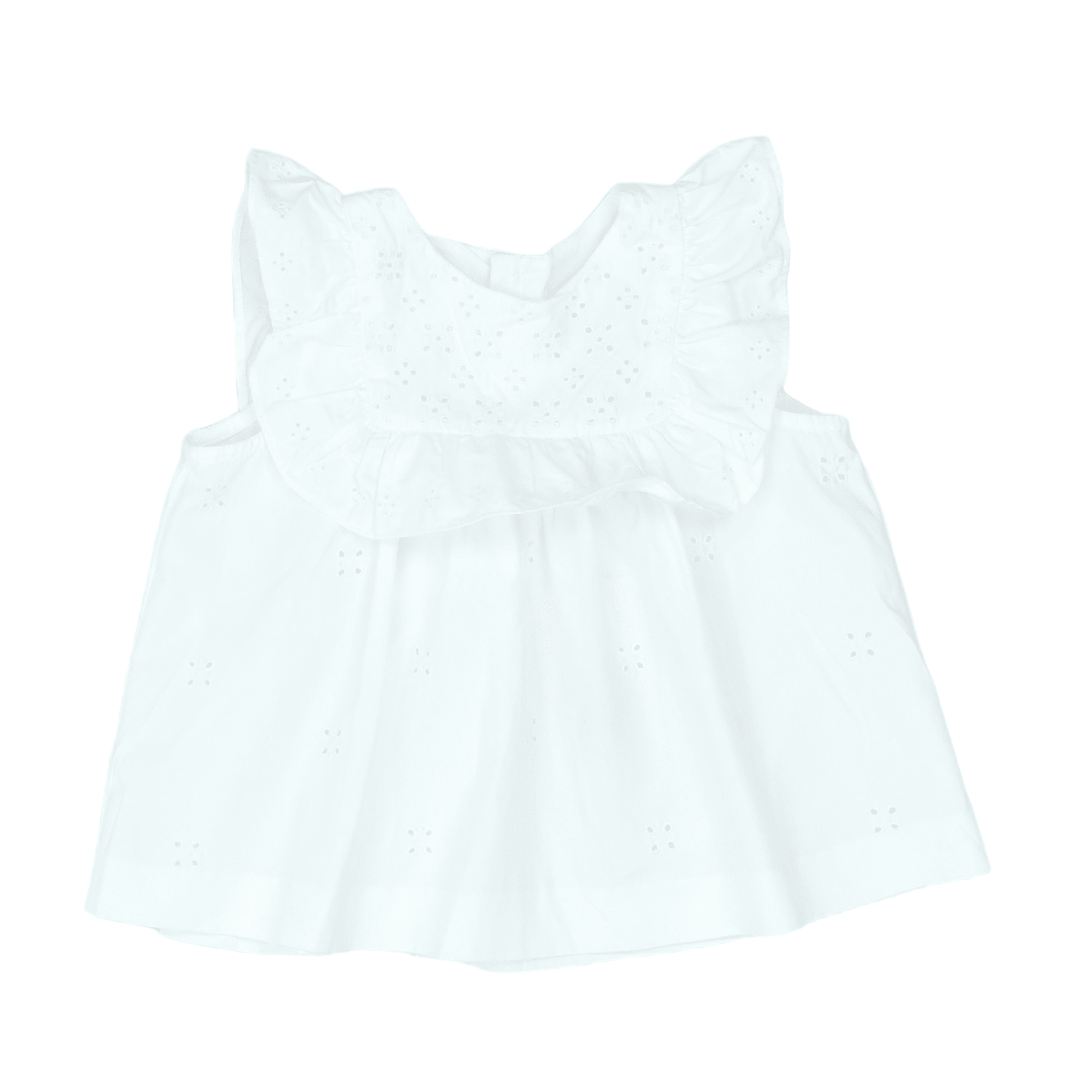 JACADI - BLOUSE - WHITE - 18 MONTHS