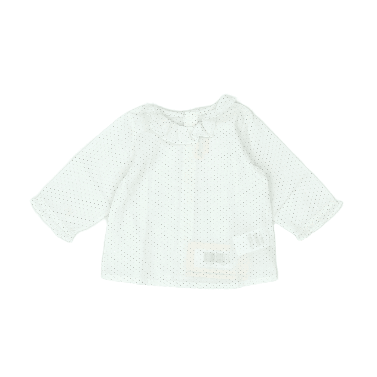 BONPOINT - BLOUSE - BLANC, MARRON - 6 MOIS