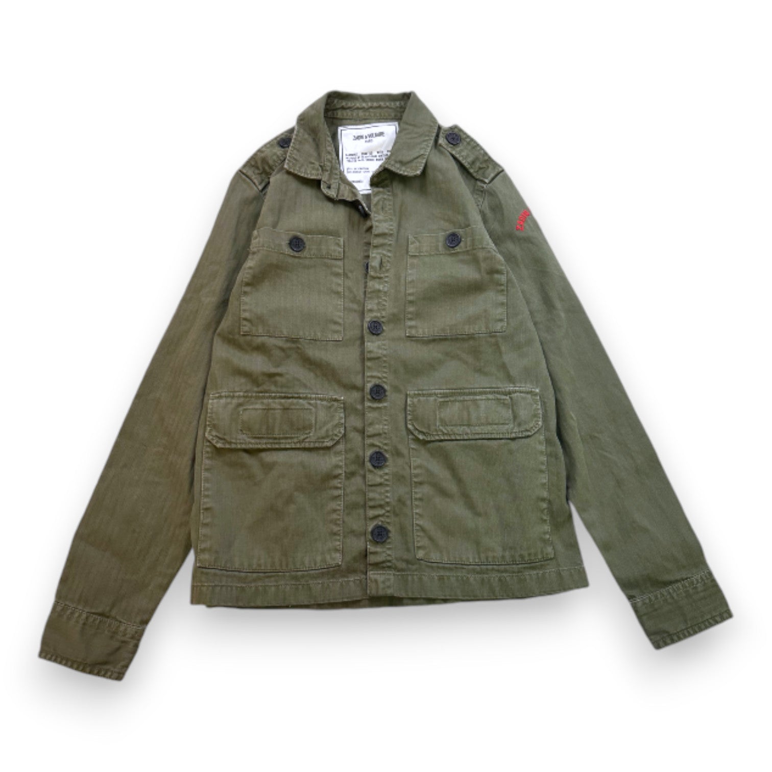 ZADIG & VOLTAIRE - GREEN SHIRT - 12 YEARS