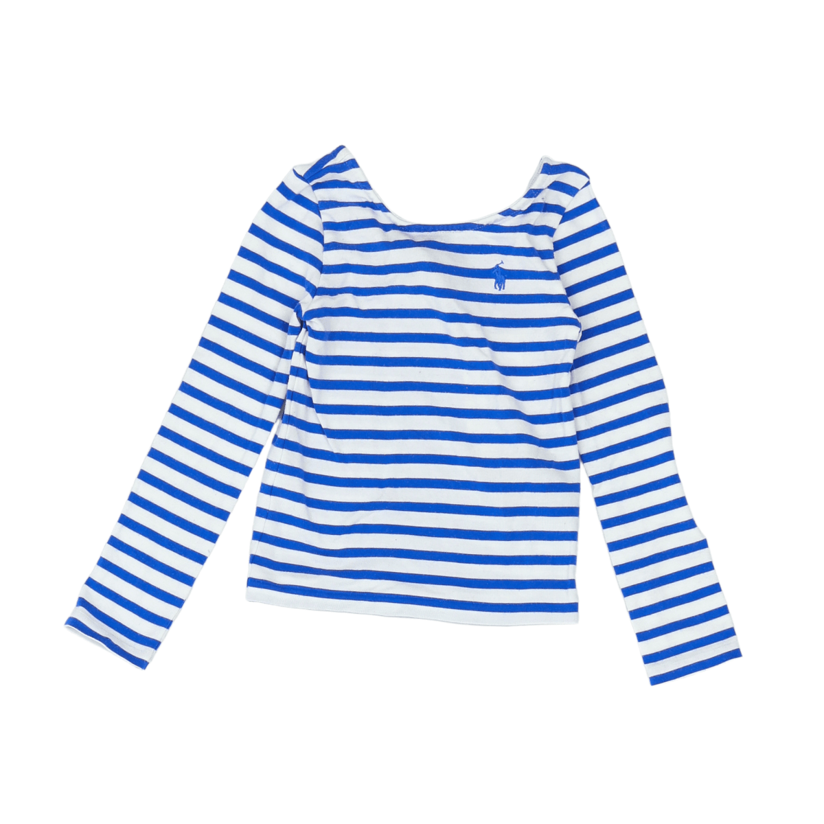 RALPH LAUREN - T-SHIRT - BLANC, BLEU - 3 ANS