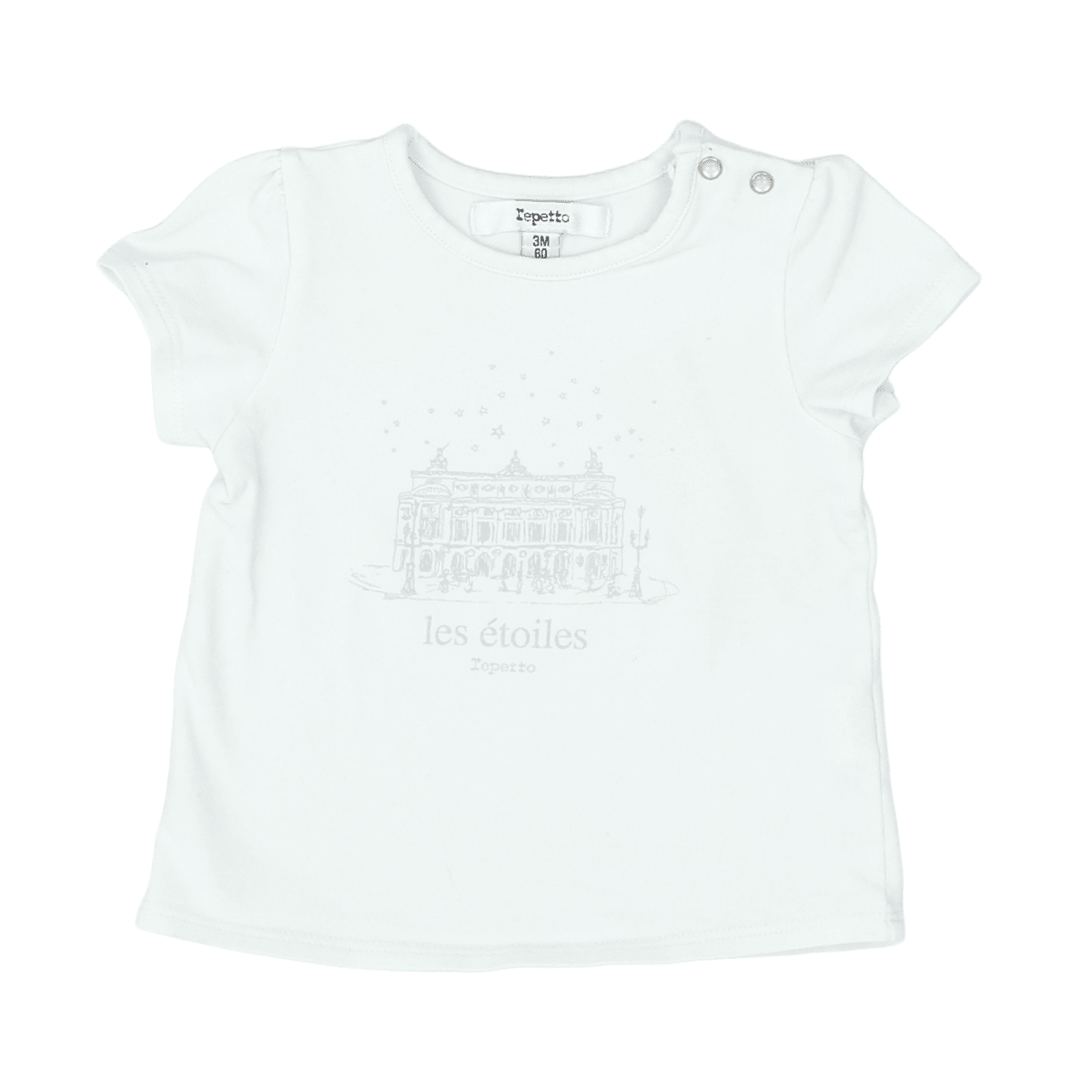REPETTO - T-SHIRT - BLANC - 3 MOIS
