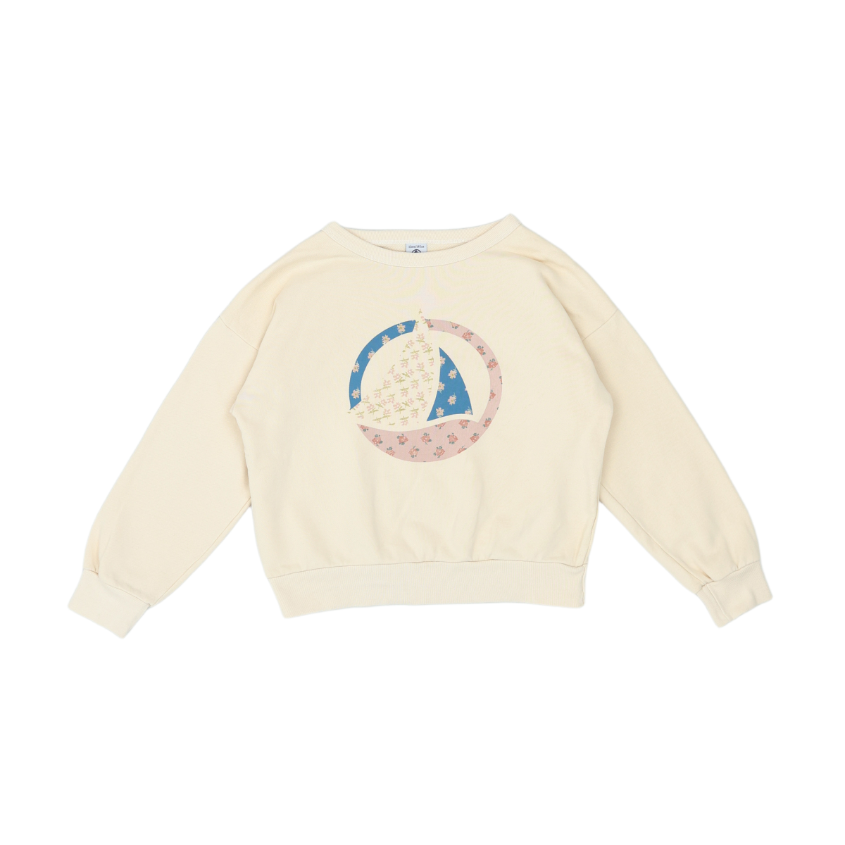PETIT BATEAU - SWEAT - BEIGE - 10 ANS