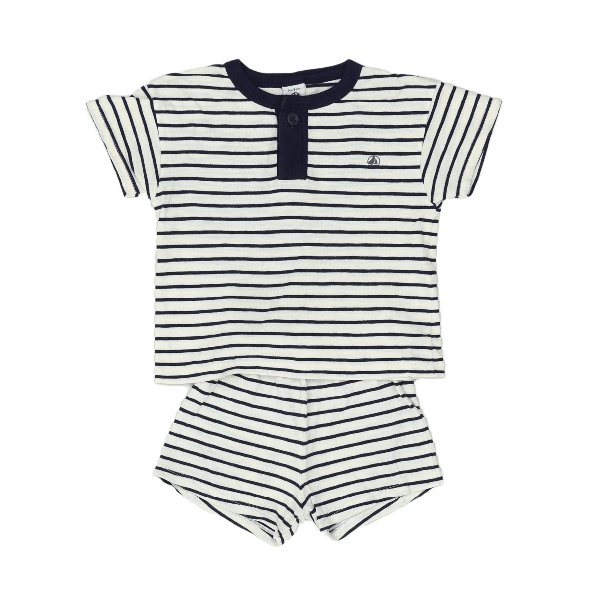 LITTLE BOAT - SET - WHITE, BLUE - 24 MONTHS