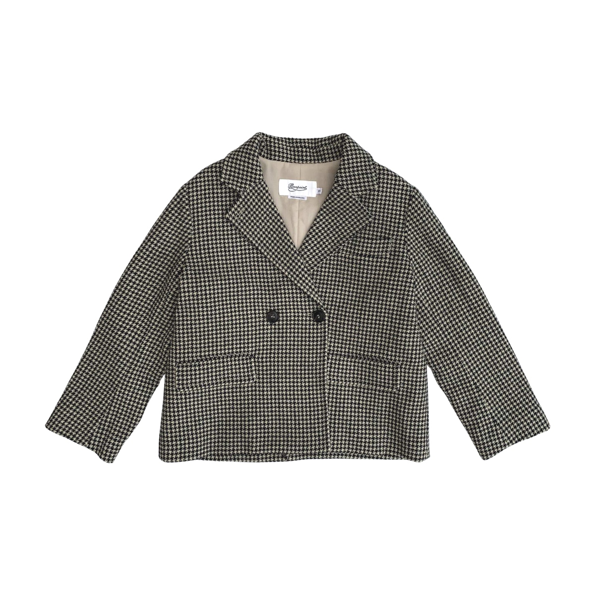 BONPOINT - VESTE - NOIR, BEIGE - 8 ANS