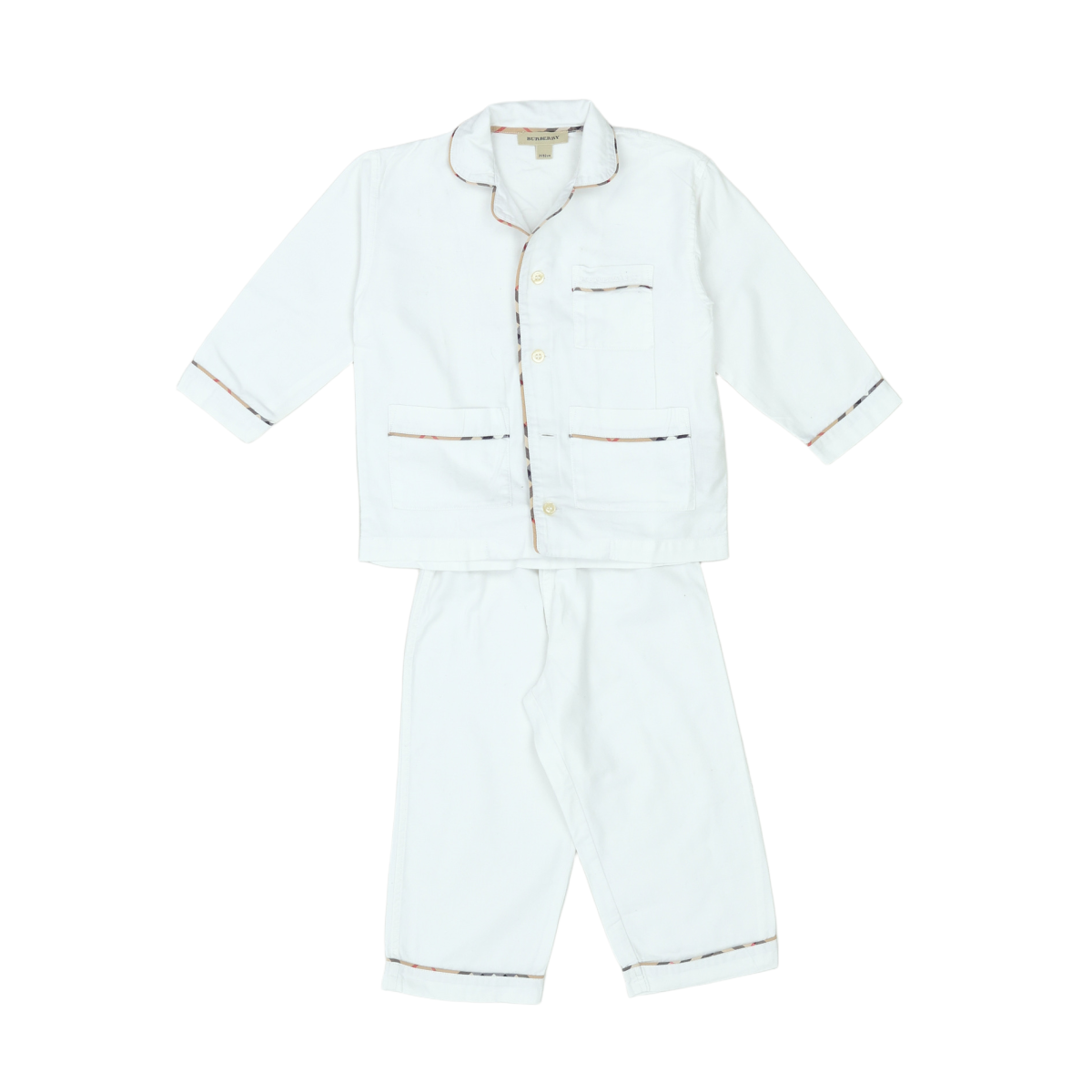 BURBERRY - PYJAMA - BLANC - 24 MOIS