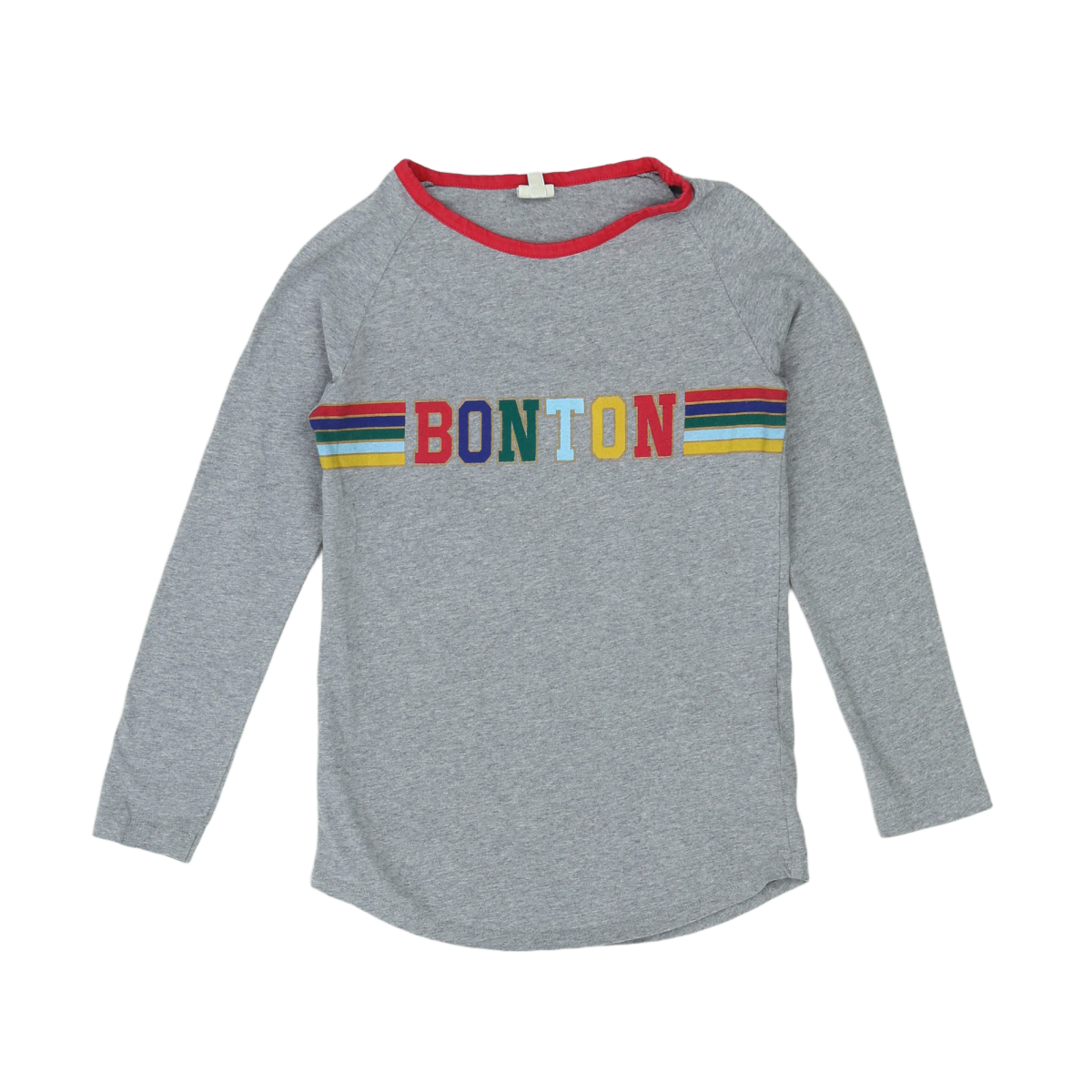 BONTON - T-SHIRT - GRIS, MULTICOLORE - 8 ANS