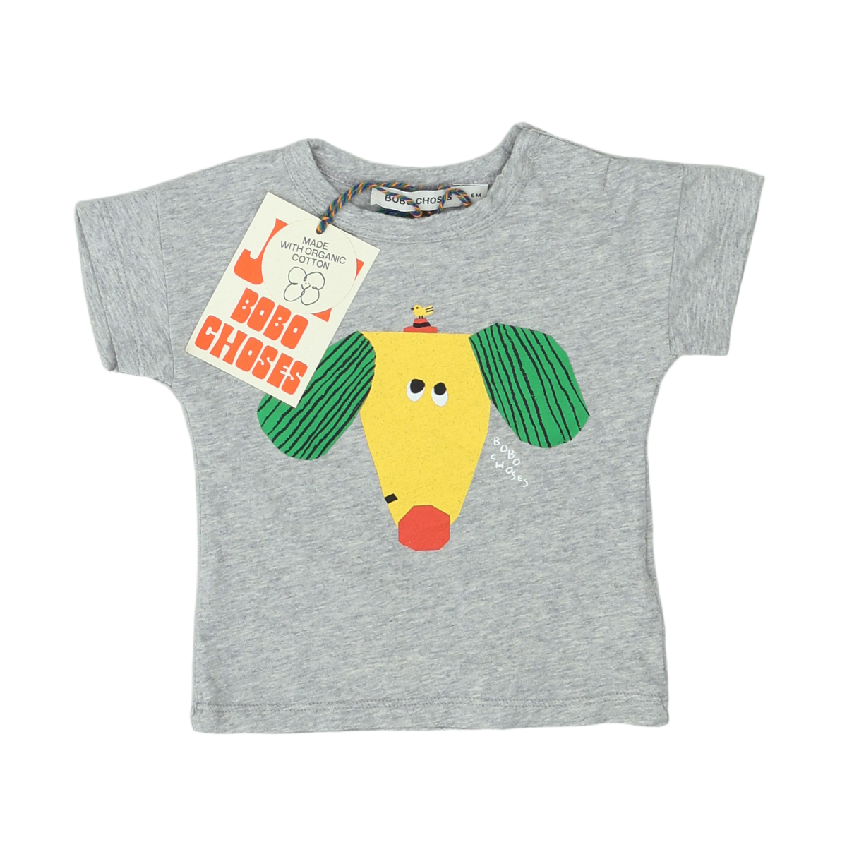 BOBO CHOSES - T-SHIRT - GRIS - 6 MOIS