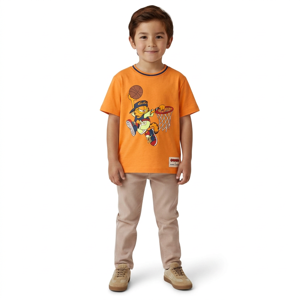 MARC JACOBS - T-SHIRT - ORANGE - 6 ANS