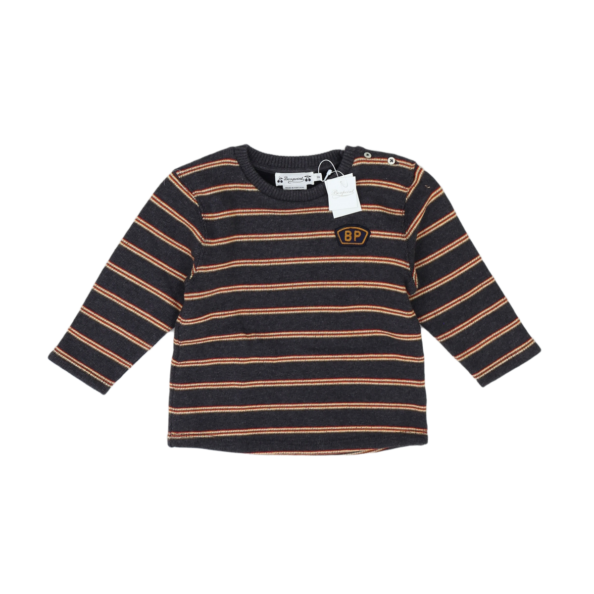 BONPOINT - PULL - GRIS - 24 MOIS