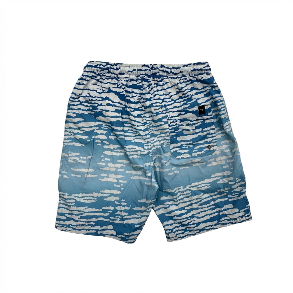 FINGER - SHORT DE BAIN - BLEU, BLANC - 10 ANS