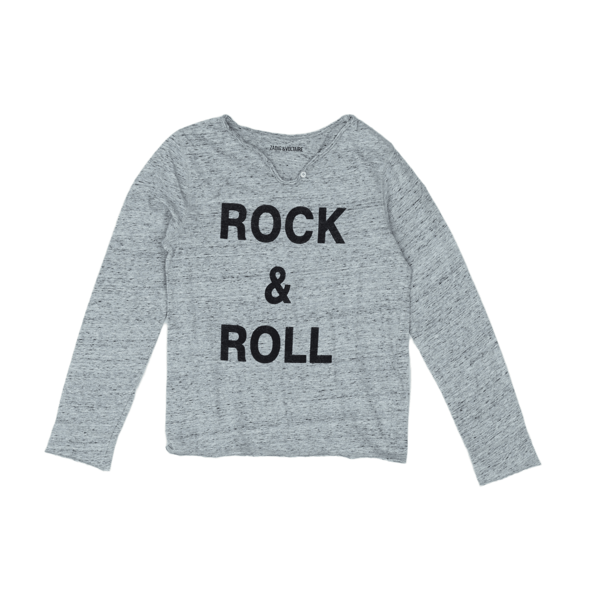 ZADIG & VOLTAIRE - T-SHIRT - GREY - 10 YEARS