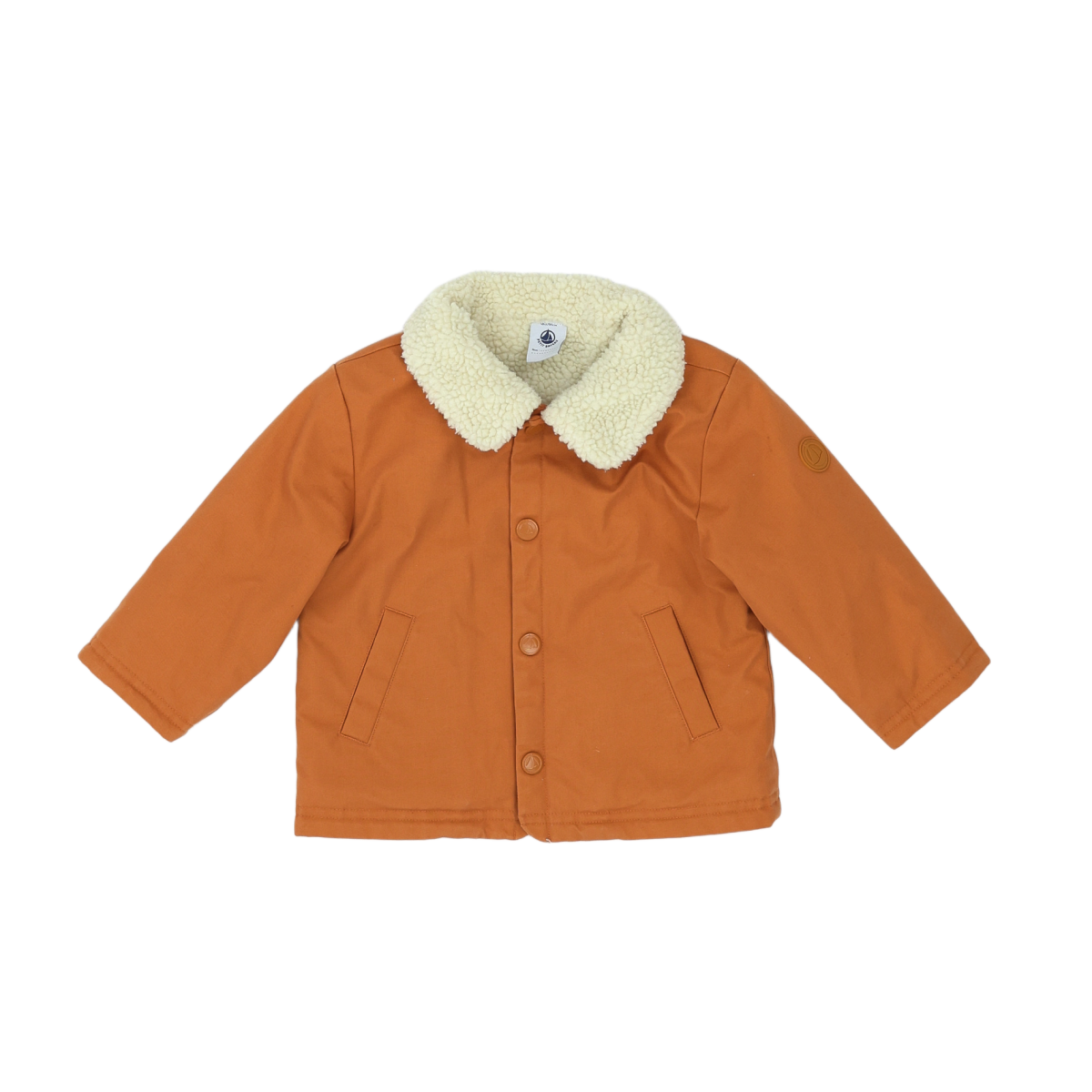 PETIT BATEAU - MANTEAU - MARRON - 18 MOIS