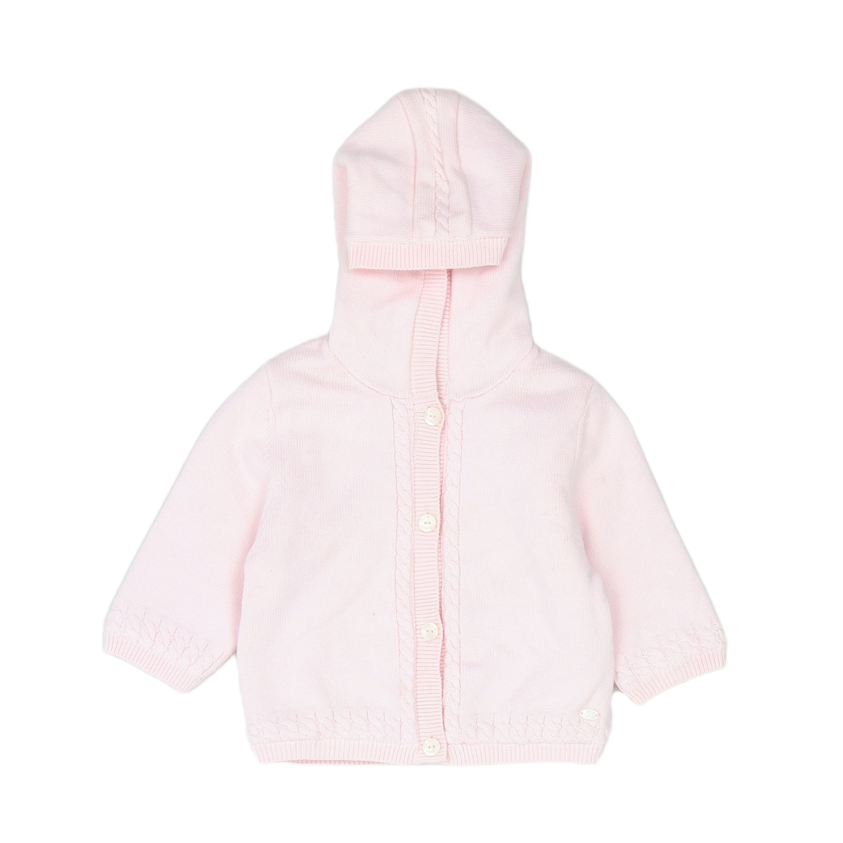 TARTINE & CHOCOLAT - CARDIGAN - ROSE, BLANC - 12 MOIS