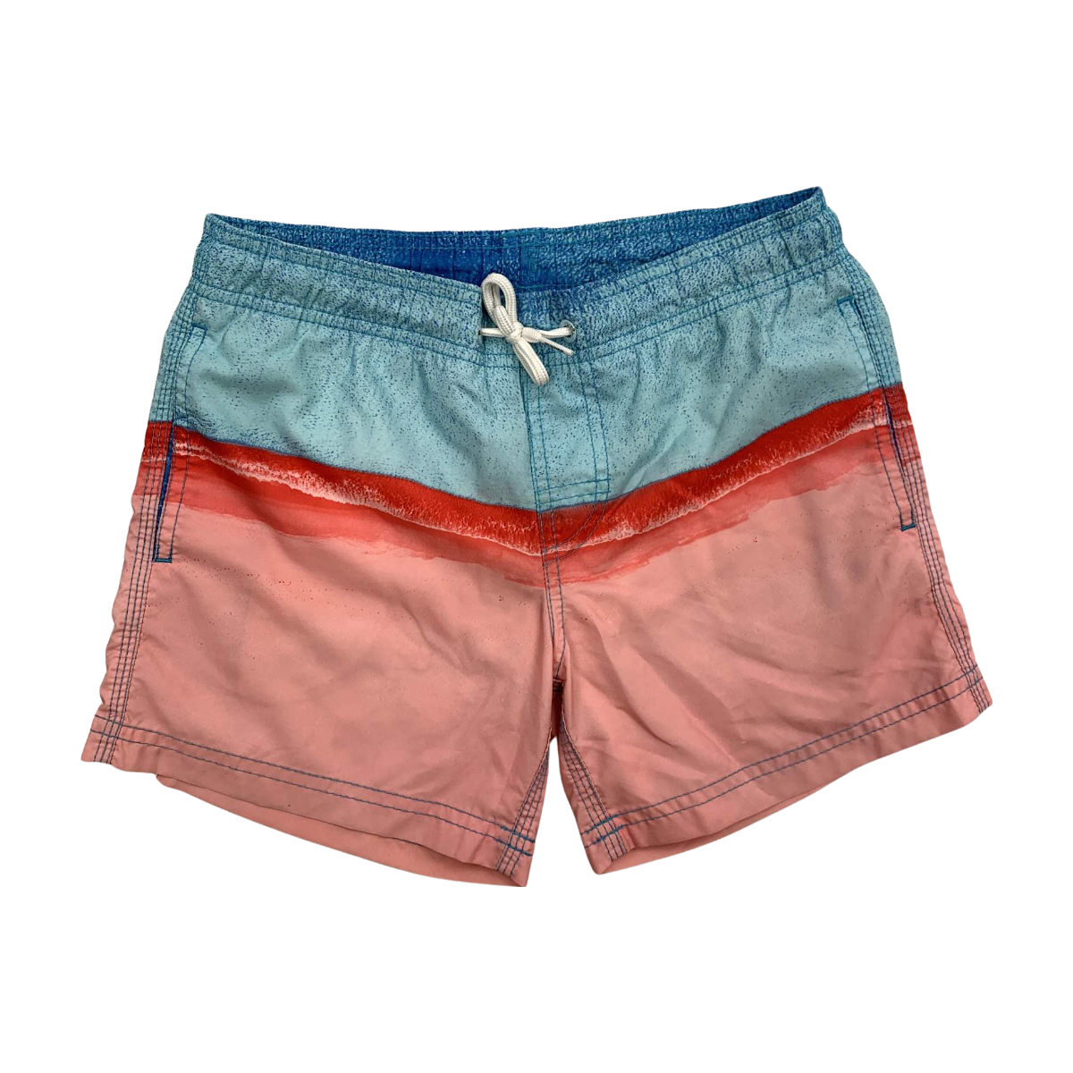 SUNDEK - SHORT DE BAIN - BLEU, ROSE - 8 ANS