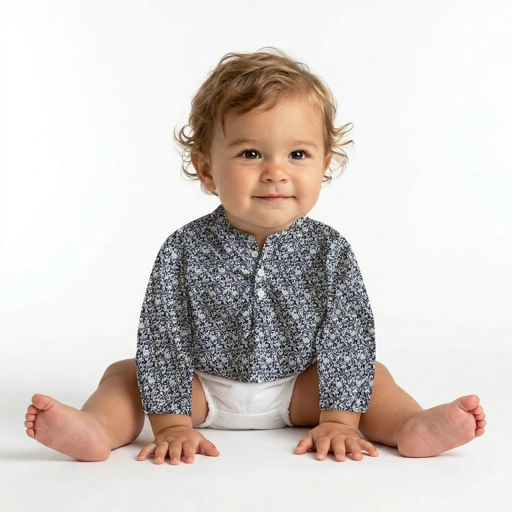 BONPOINT - BLOUSE - NOIR - 6 MOIS