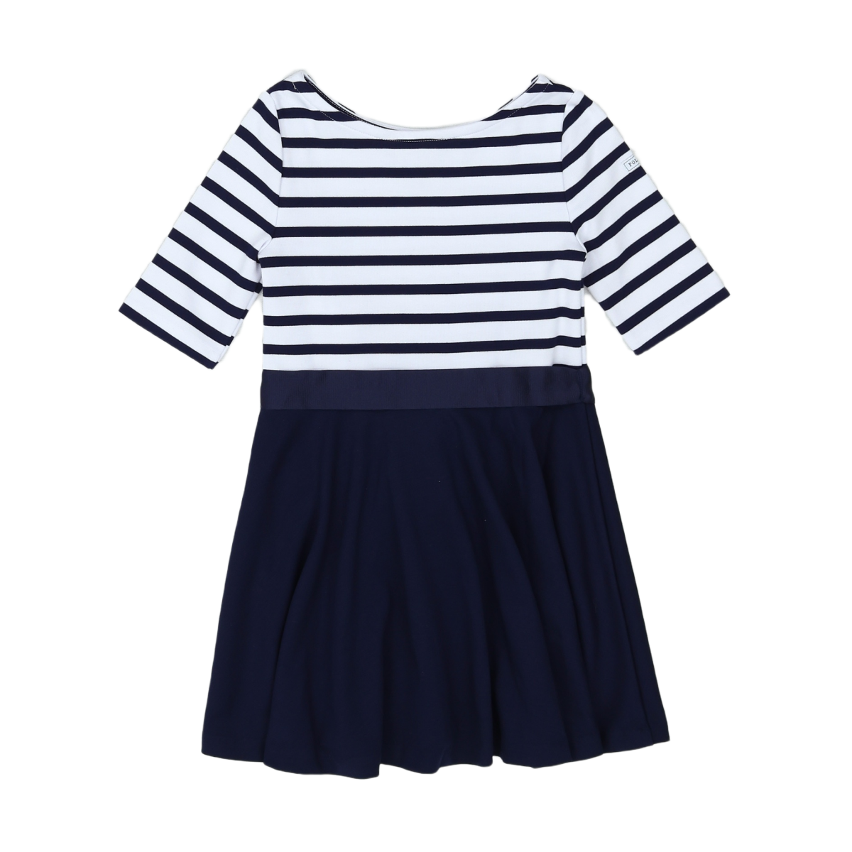 RALPH LAUREN - ROBE - BLEU, BLANC - 4 ANS