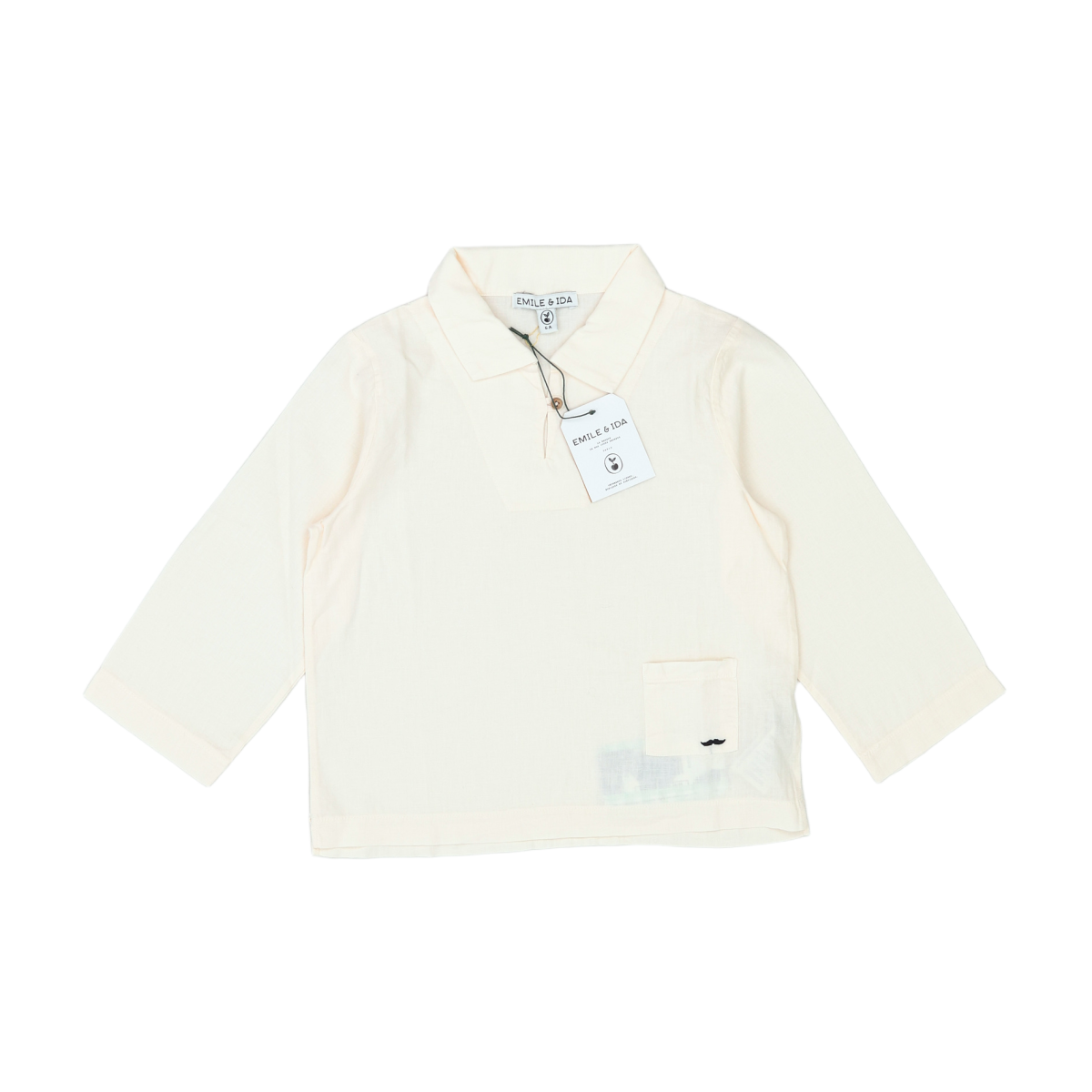 EMILE & IDA - CHEMISE - BEIGE - 6 ANS