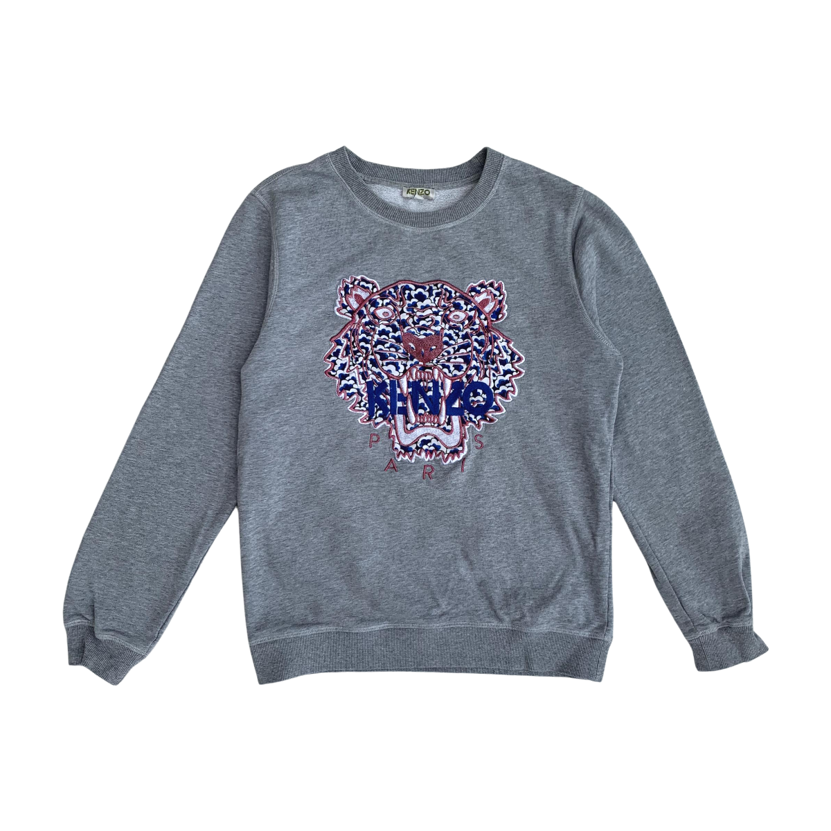 KENZO - PULL - GRIS - 16 ANS