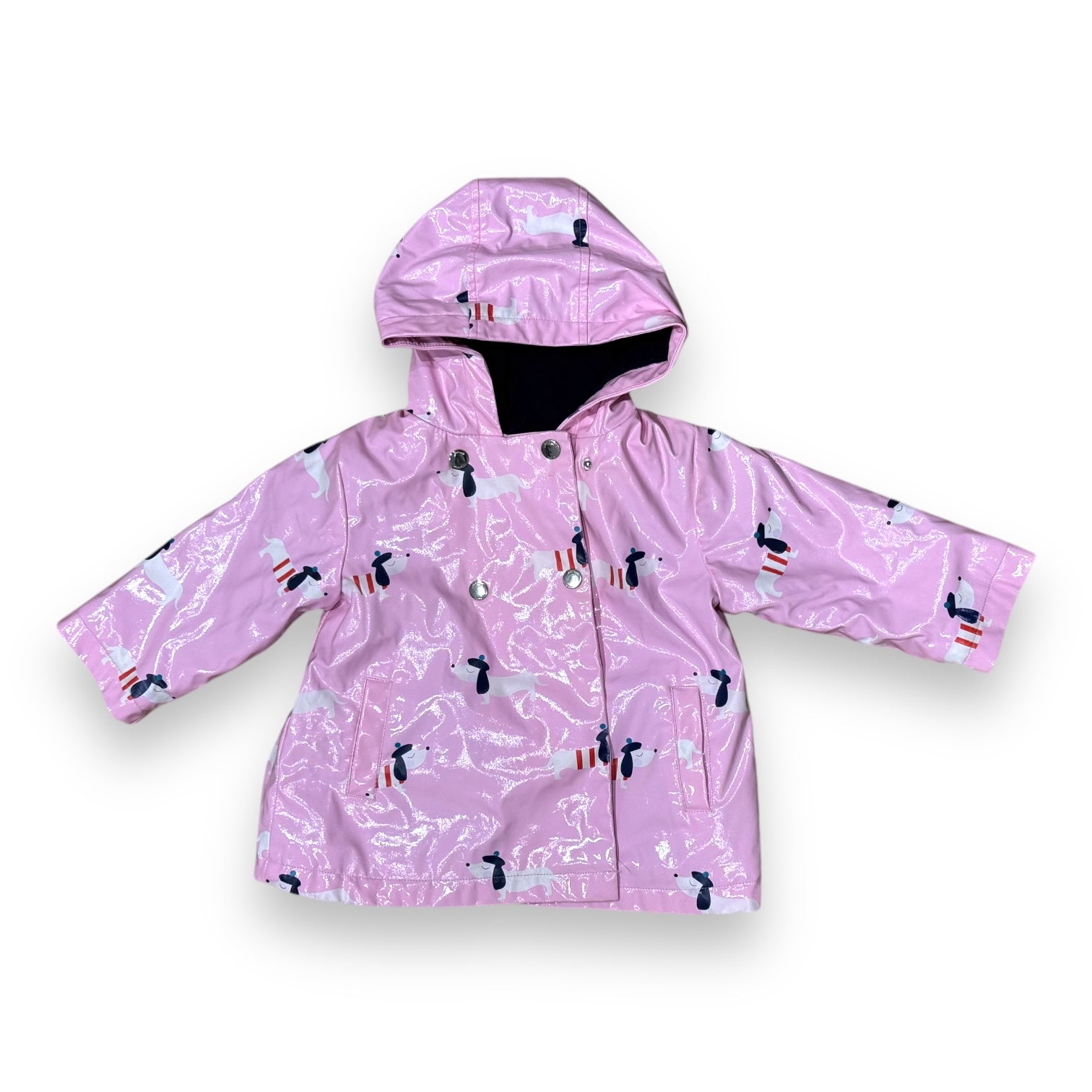 JACADI - REGENMANTEL - ROSA - 18 MONATE