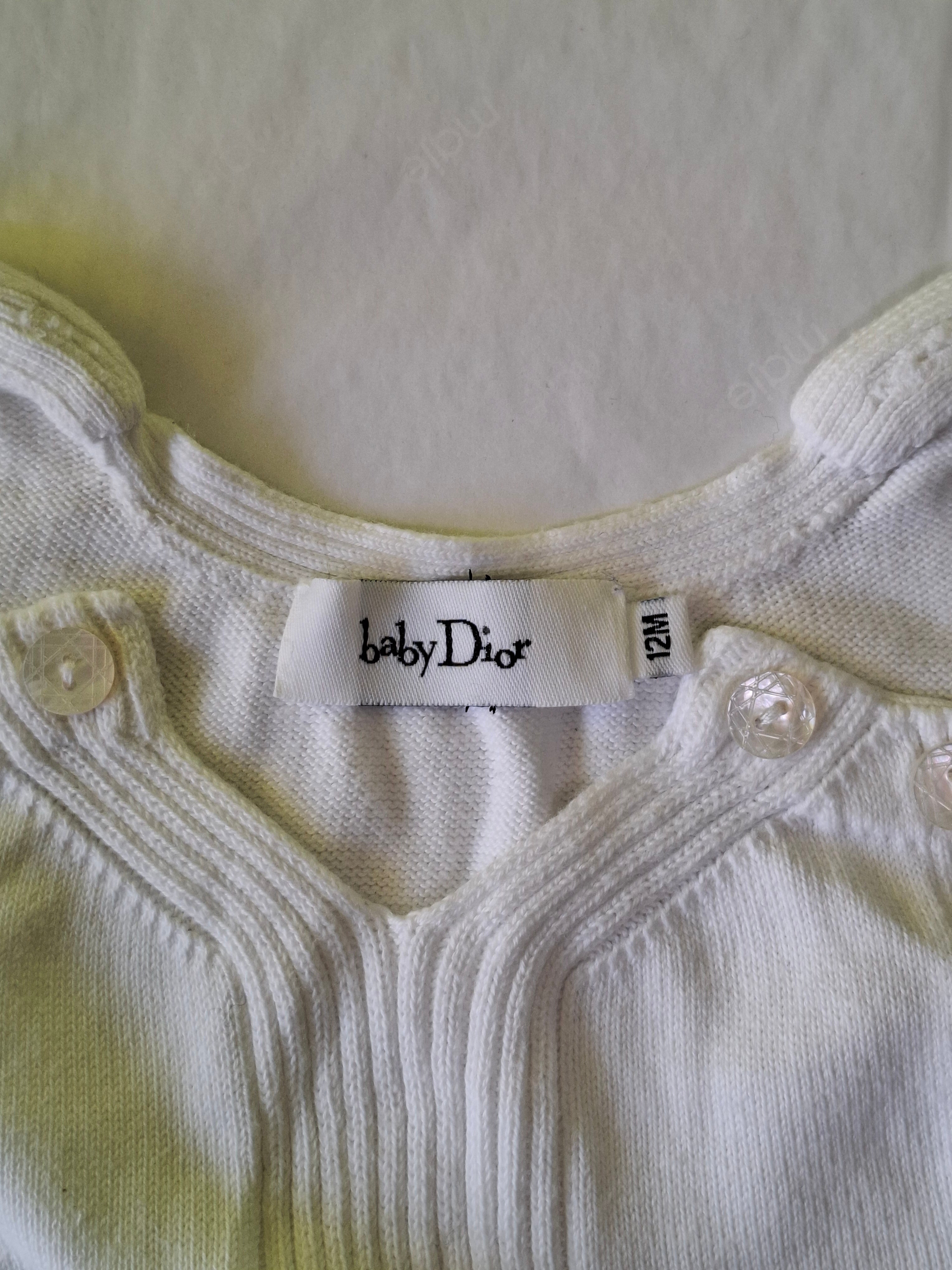 BABY DIOR - COMBINAISON - BLANC - 12 MOIS