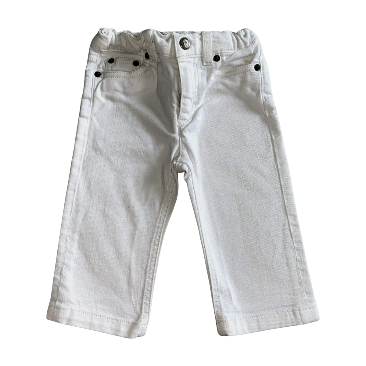 BONPOINT - PANTALON - BLANC - 6 MOIS