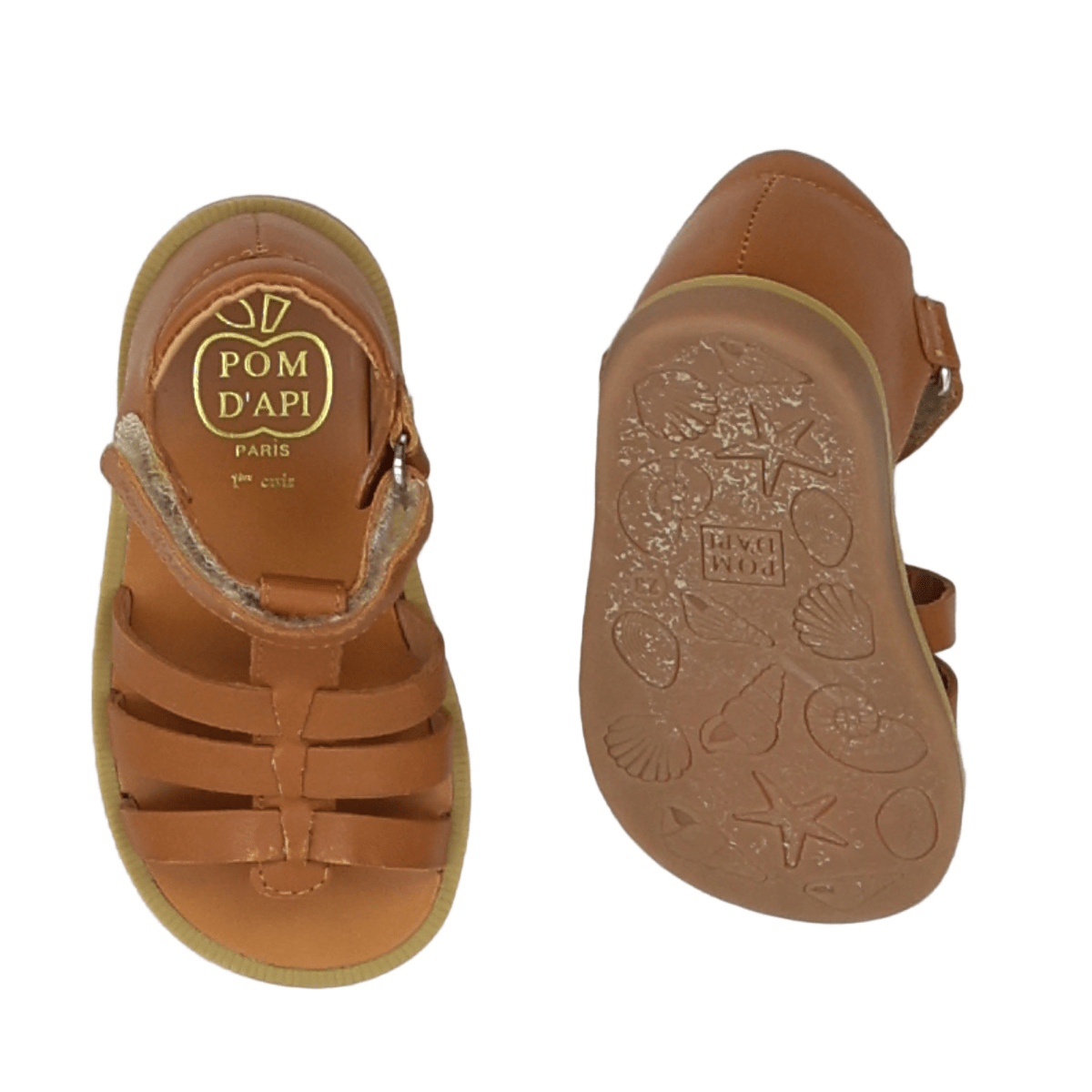 POM D'API - SANDALEN - BRAUN - 23