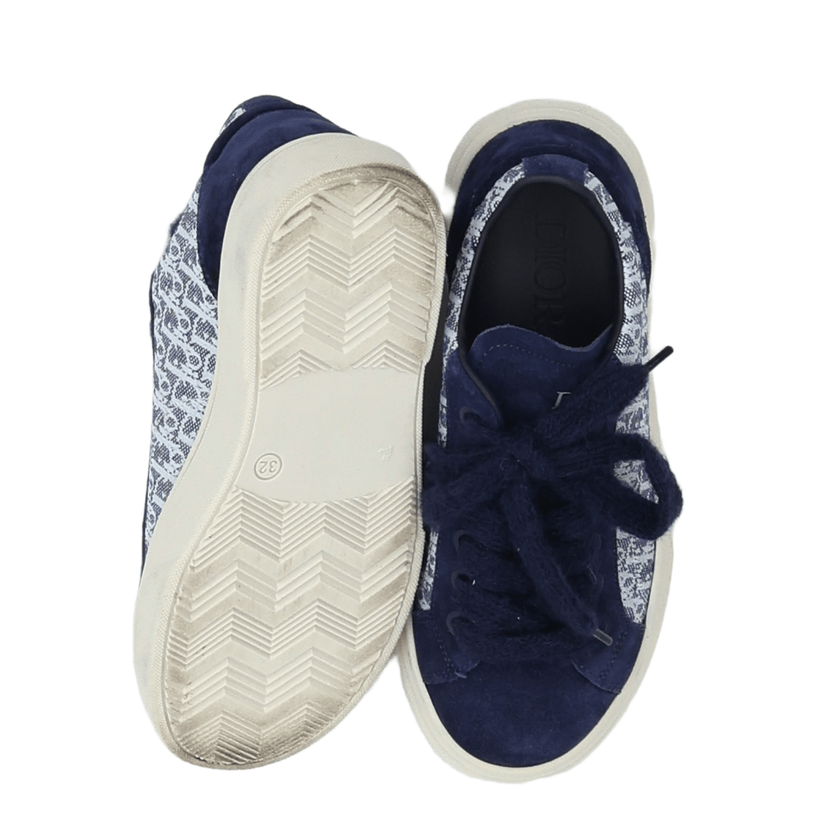 DIOR - SNEAKERS - BLUE, WHITE - 32
