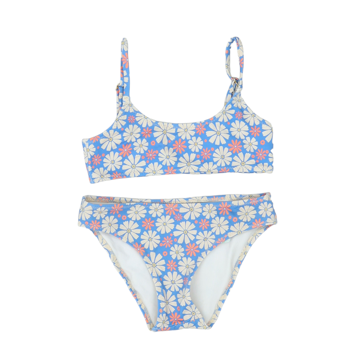 HUNDRED PIECES - MAILLOT DE BAIN 2 PIÈCE - BLEU, BLANC - 10 ANS