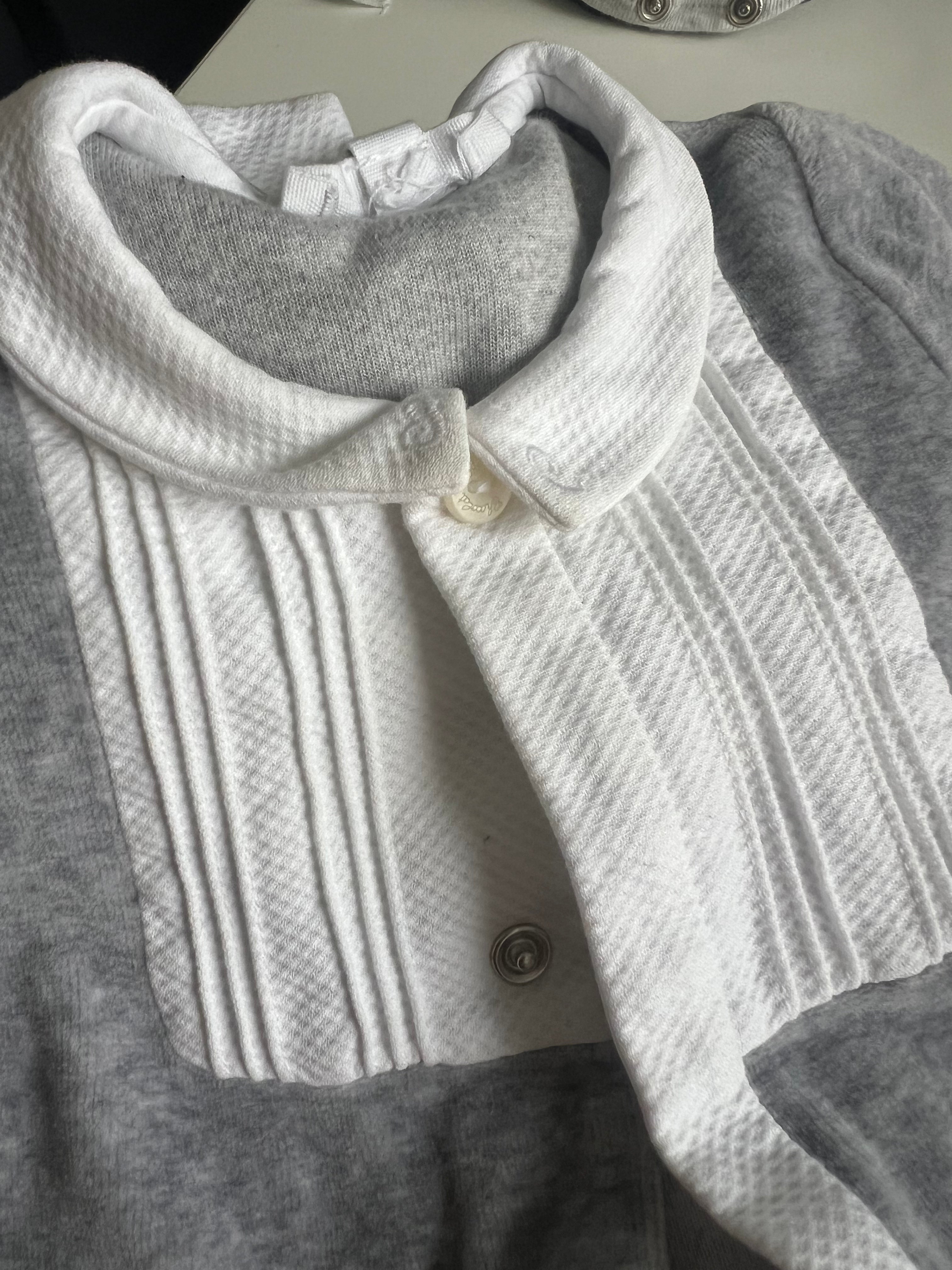 TARTINE & CHOCOLAT - PYJAMAS - GREY, WHITE - 3 MONTHS