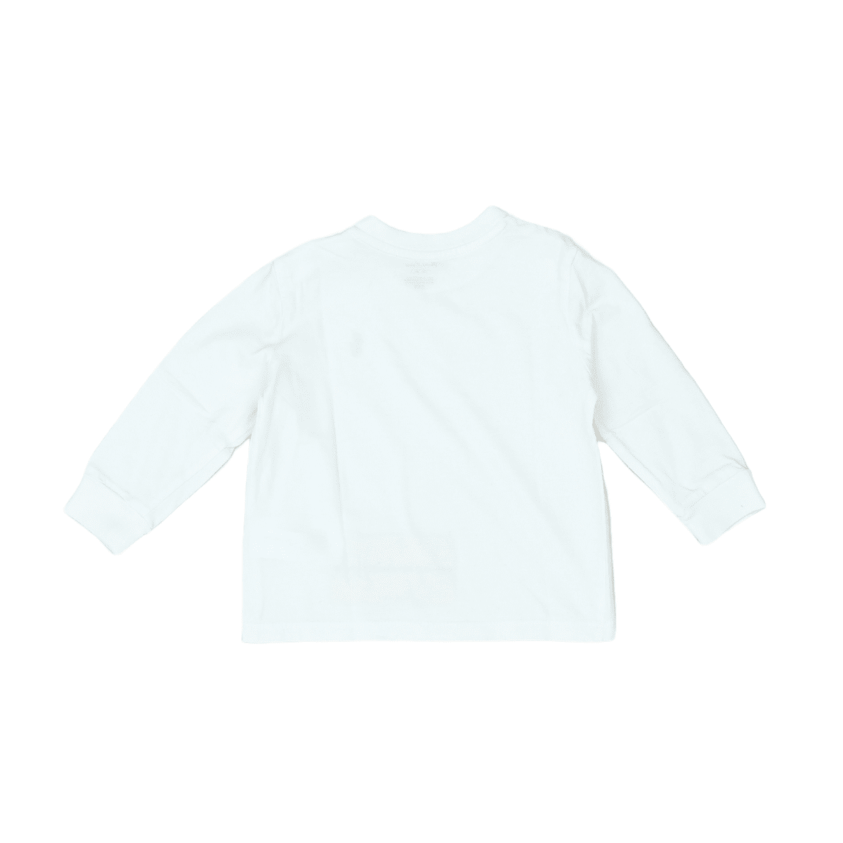 RALPH LAUREN - T-SHIRT - WHITE, BLUE - 12 MONTHS