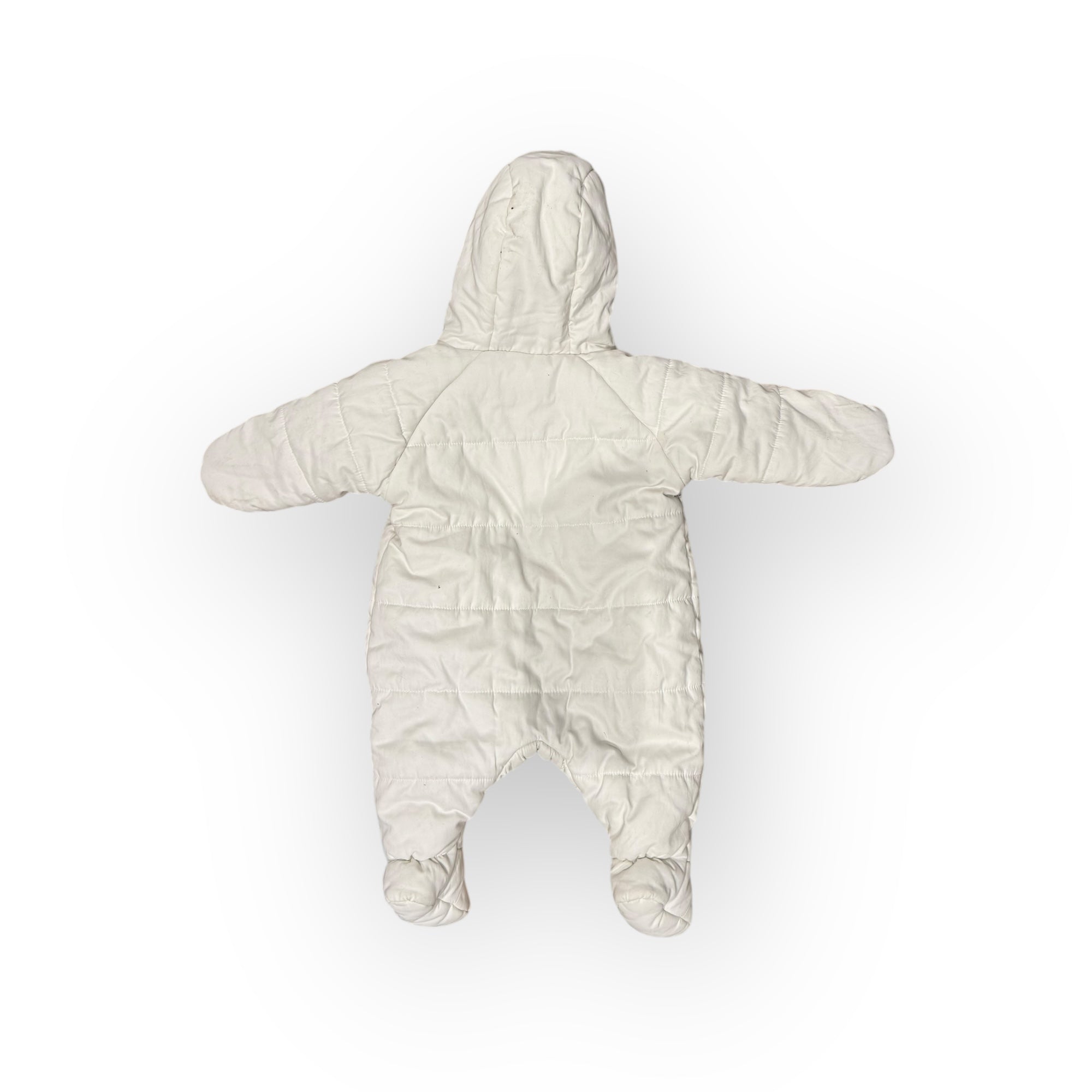 NATALYS - WEISSER, GRAUER JUMPSUIT - 1 MONAT