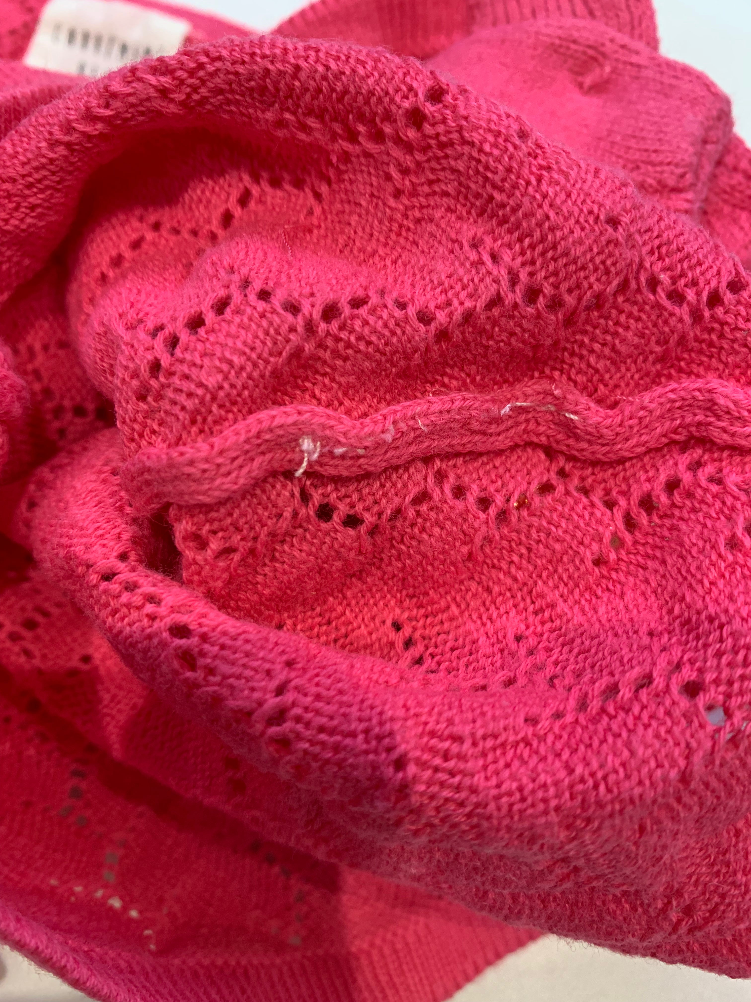 CARRÉMENT BEAU - STRICKJACKE - ROSA - 3 MONATE