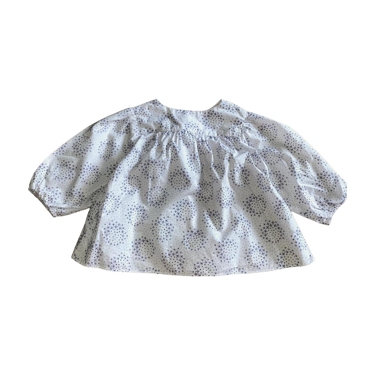 JACADI - BLOUSE - BLANC, VIOLET - 6 MOIS