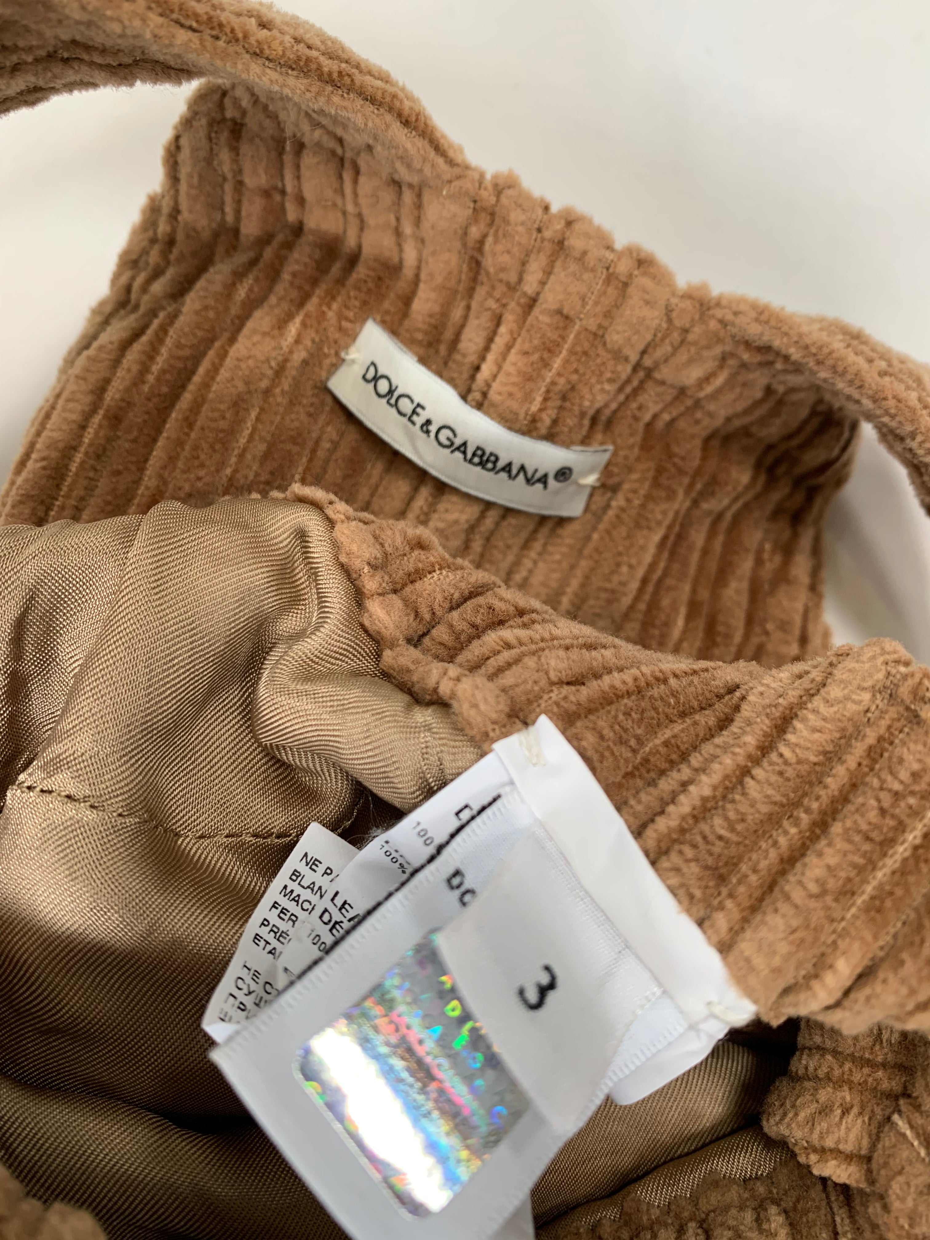 DOLCE & GABBANA - ROBE - MARRON - 3 ANS