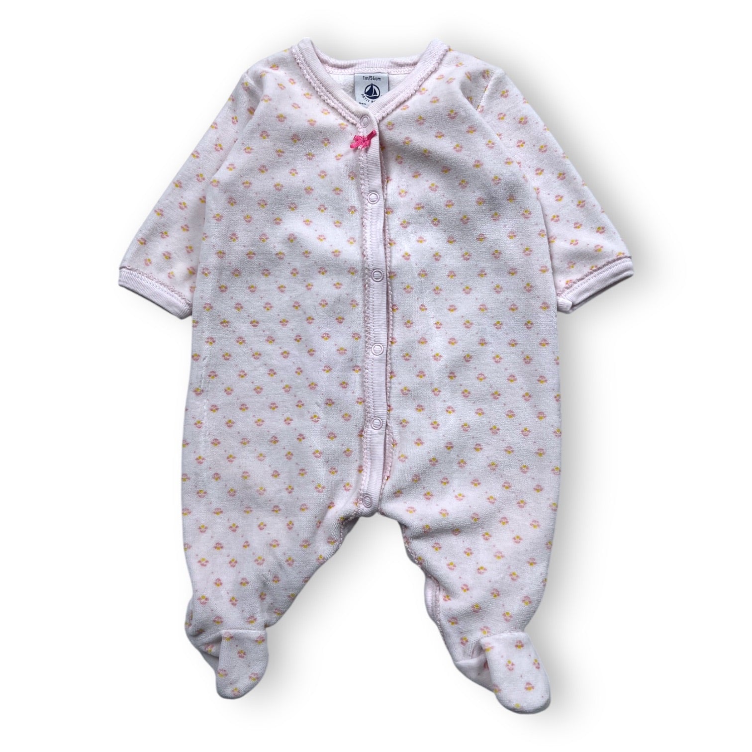 LITTLE BOAT - PAJAMAS - PINK - 1 MONTH