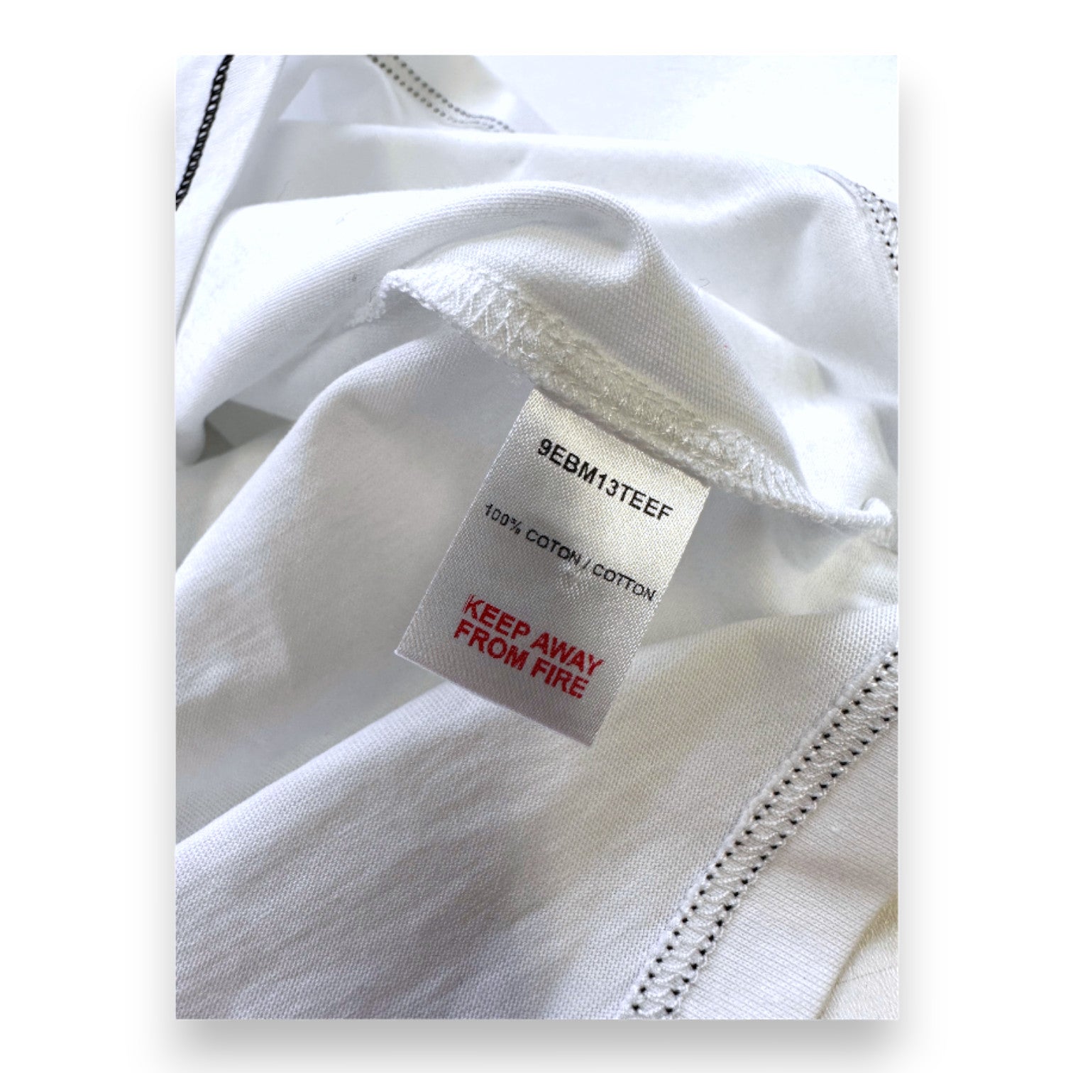 DIOR - WHITE, BLUE T-SHIRT - 8 YEARS