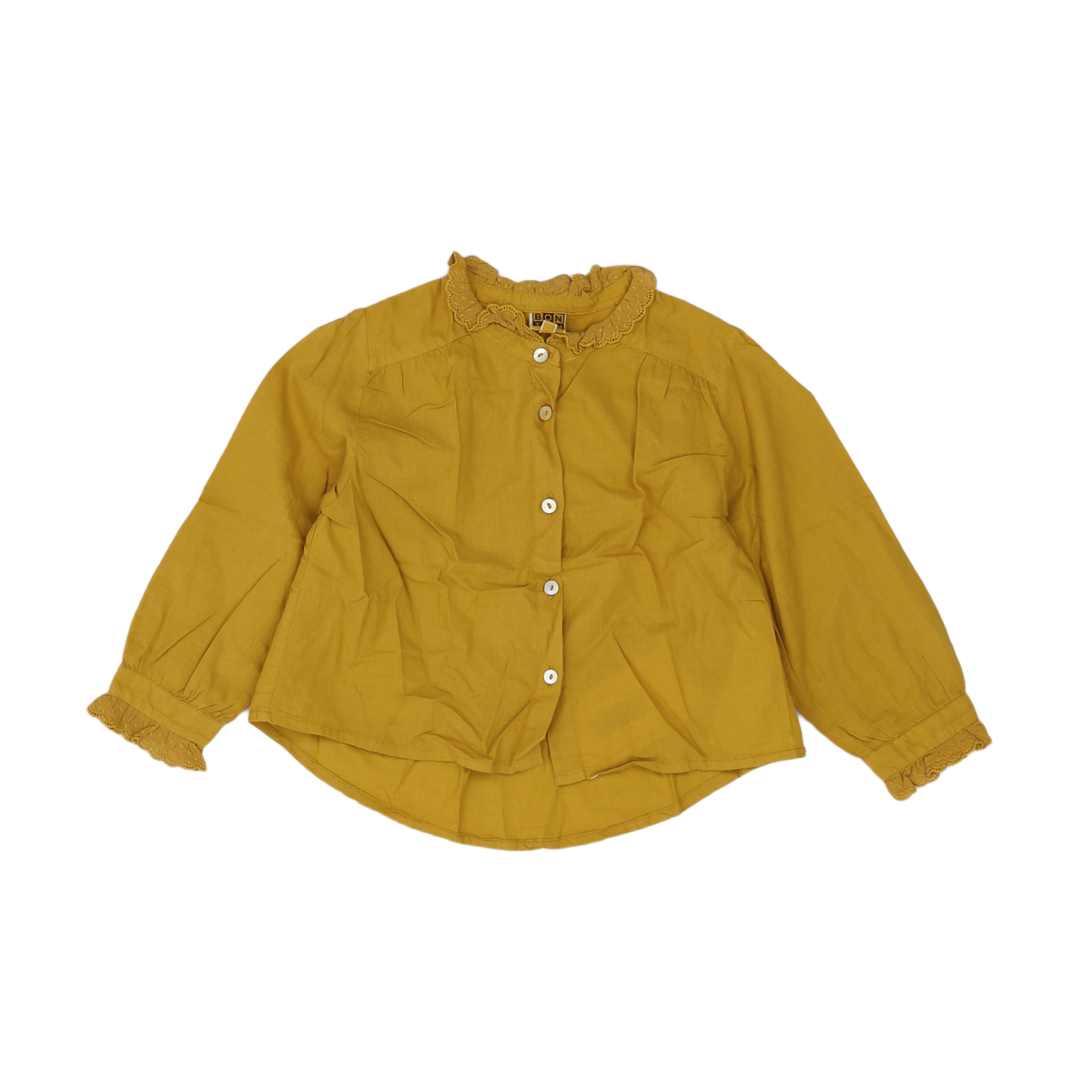 BONTON - CHEMISE - JAUNE - 3 ANS