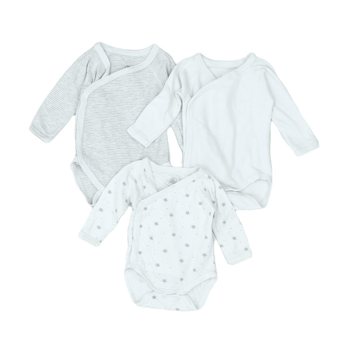 KLEINES BOOT - SET - WEISS, BEIGE - 0 MONATE